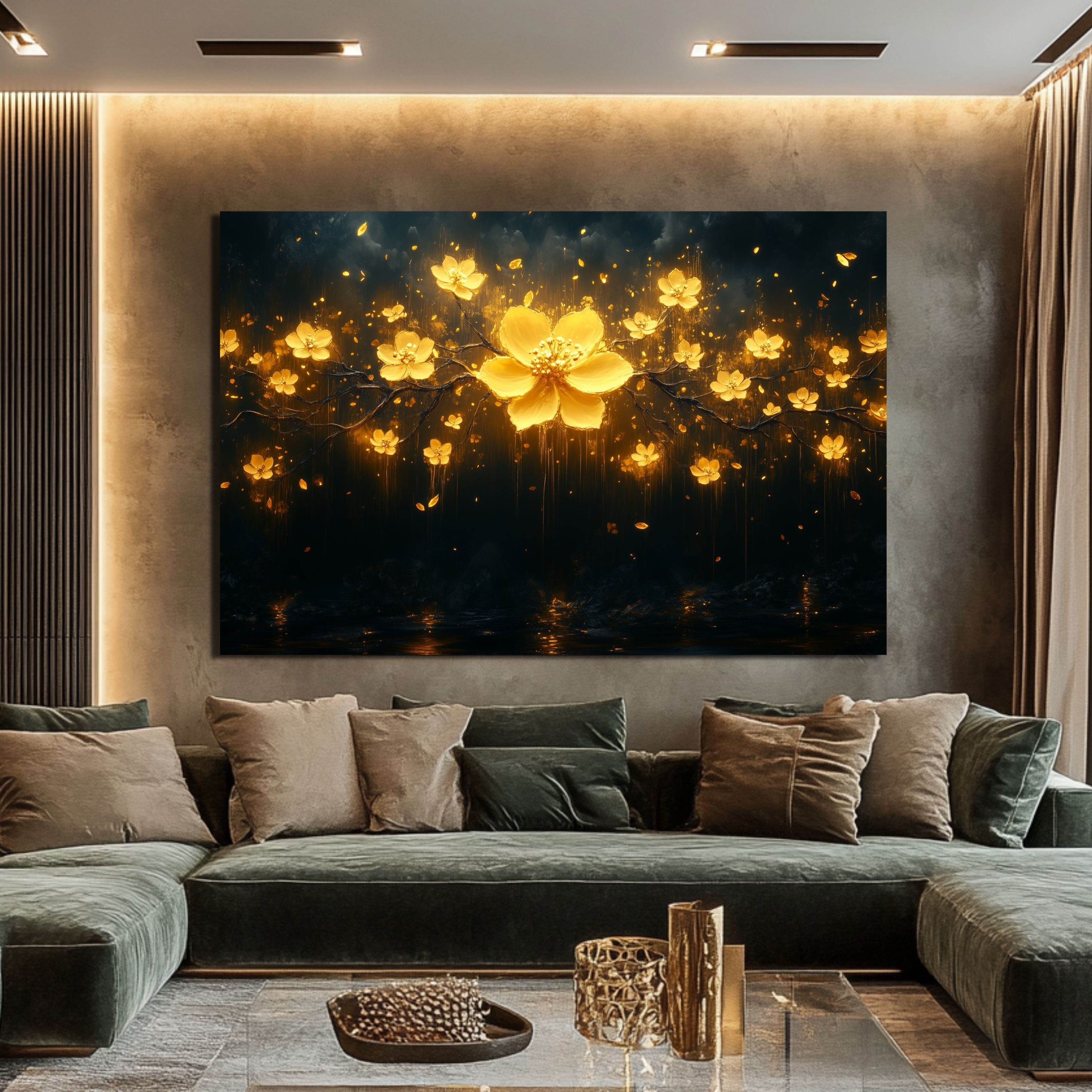 DARO Design Leinwandbild Modern Abstrakt Wandbilder günstig online kaufen