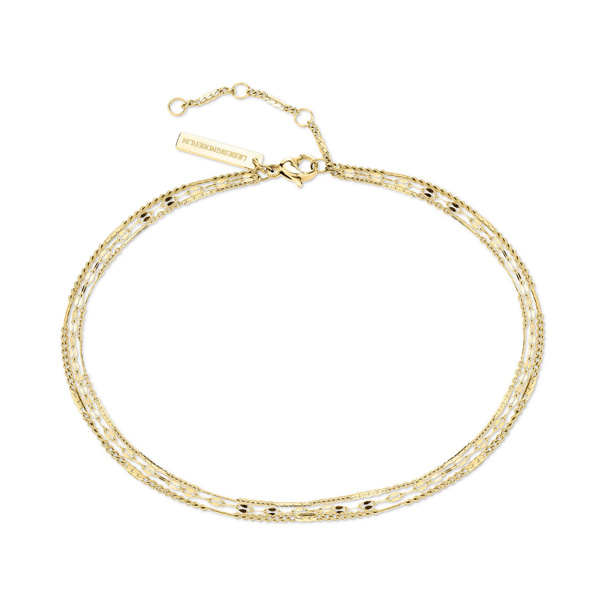 Liebeskind Berlin Fußkette Schmuck Edelstahl Sparkling With Layer günstig online kaufen