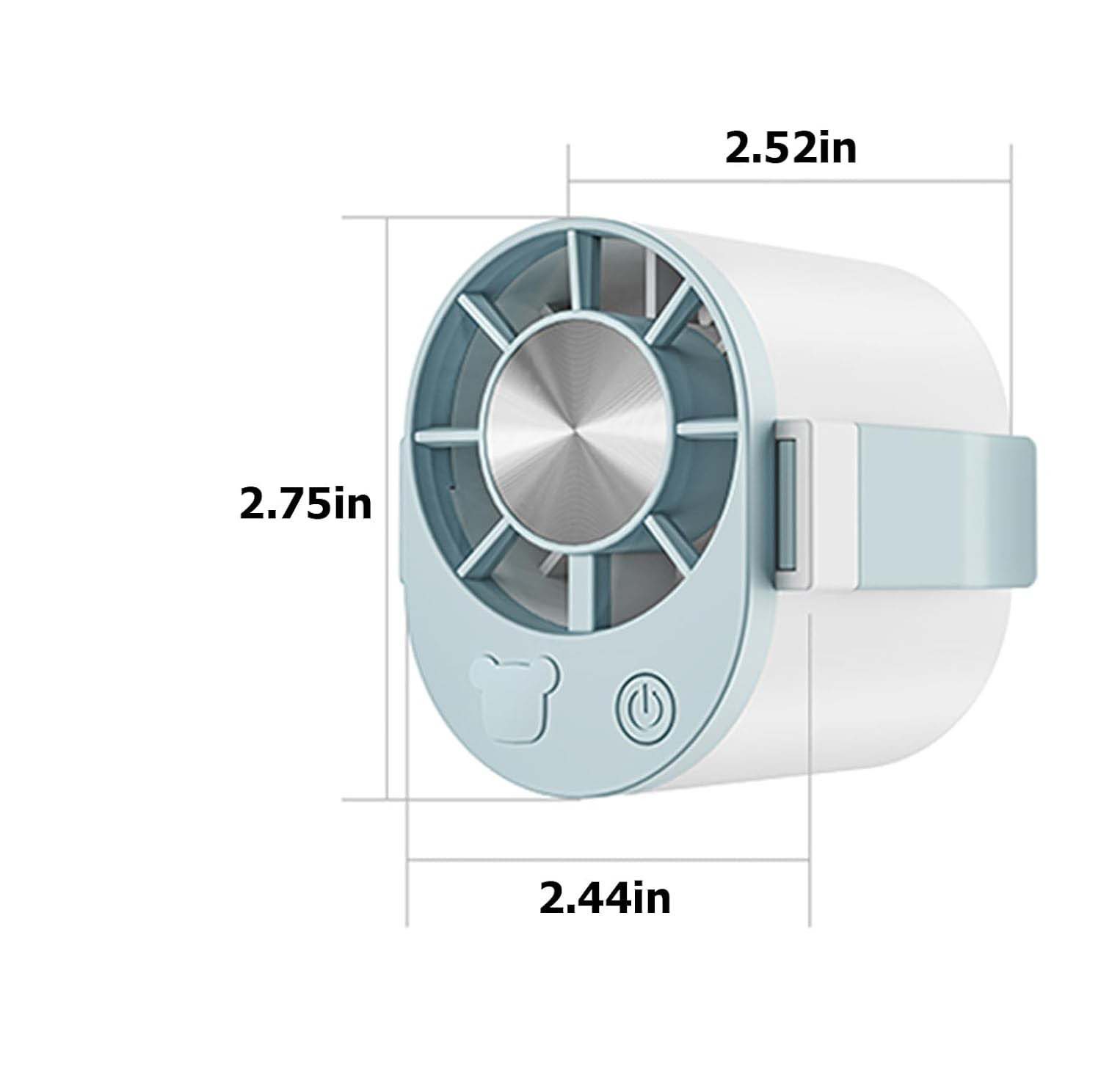 Bomiclss Handventilator Tragbarer Ventilator, wiederaufladbarer elektrischer Ventilator