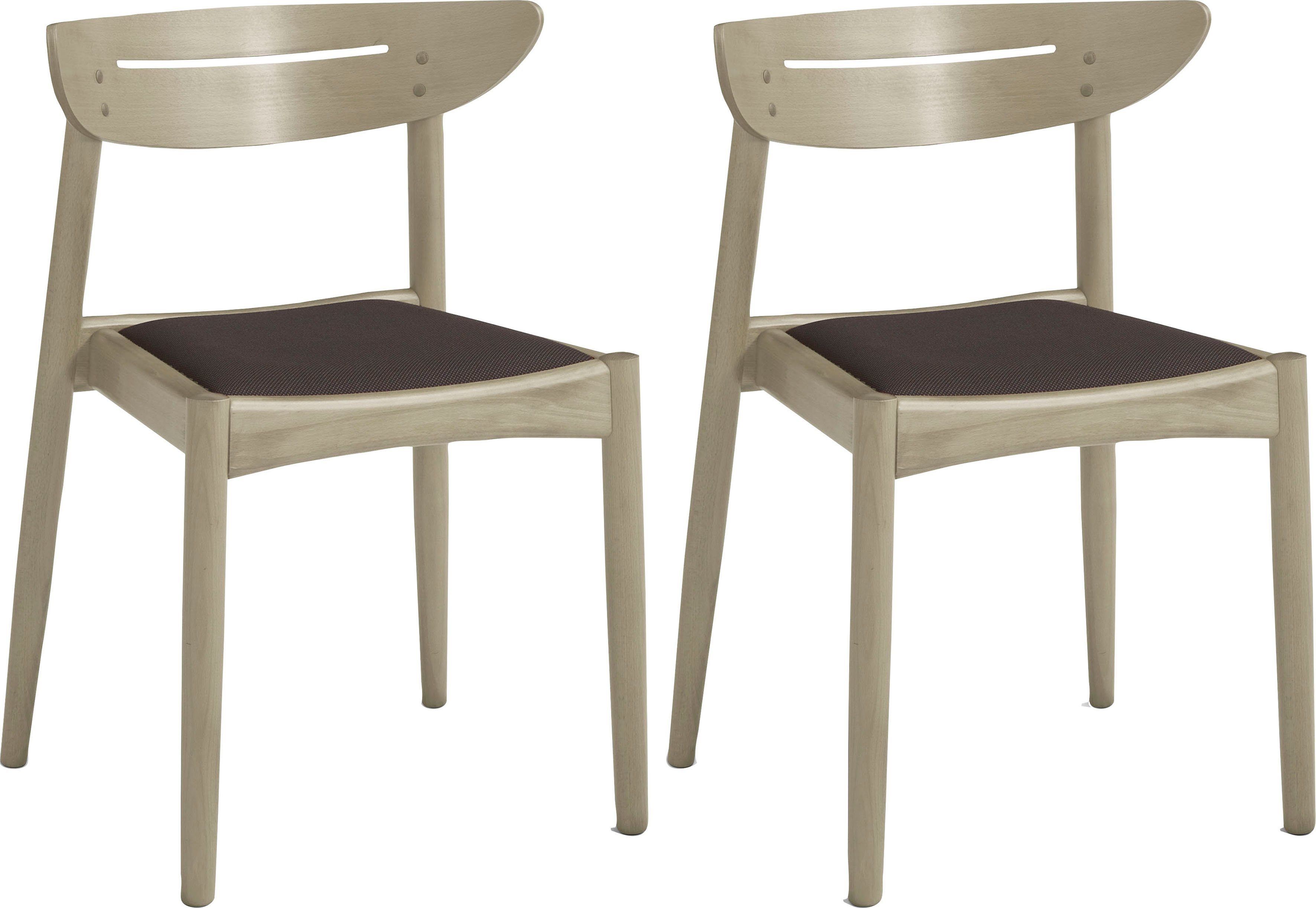 Hammel Furniture Esszimmerstuhl Findahl by Hammel Jacob (2 St), 2er Set, Massivholz, gepolsterte Sitzfläche, versch. Farbvarianten