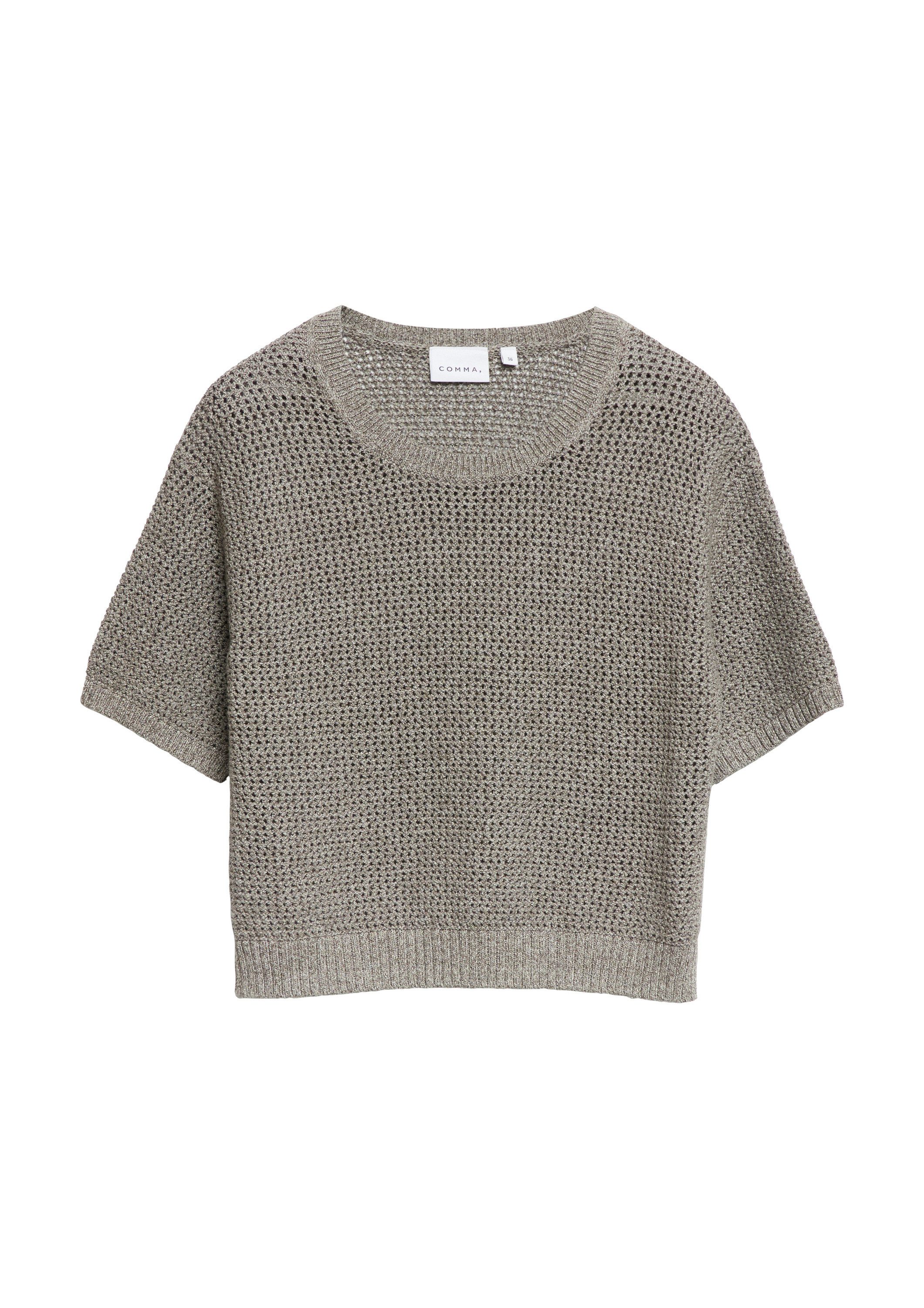 Kurzarmpullover Strickpullover