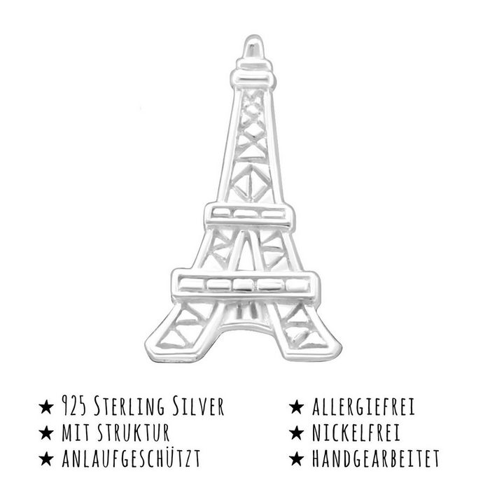 Monkimau Paar Ohrstecker Eiffelturm Ohrringe aus 925 Silber (Packung) CN9967