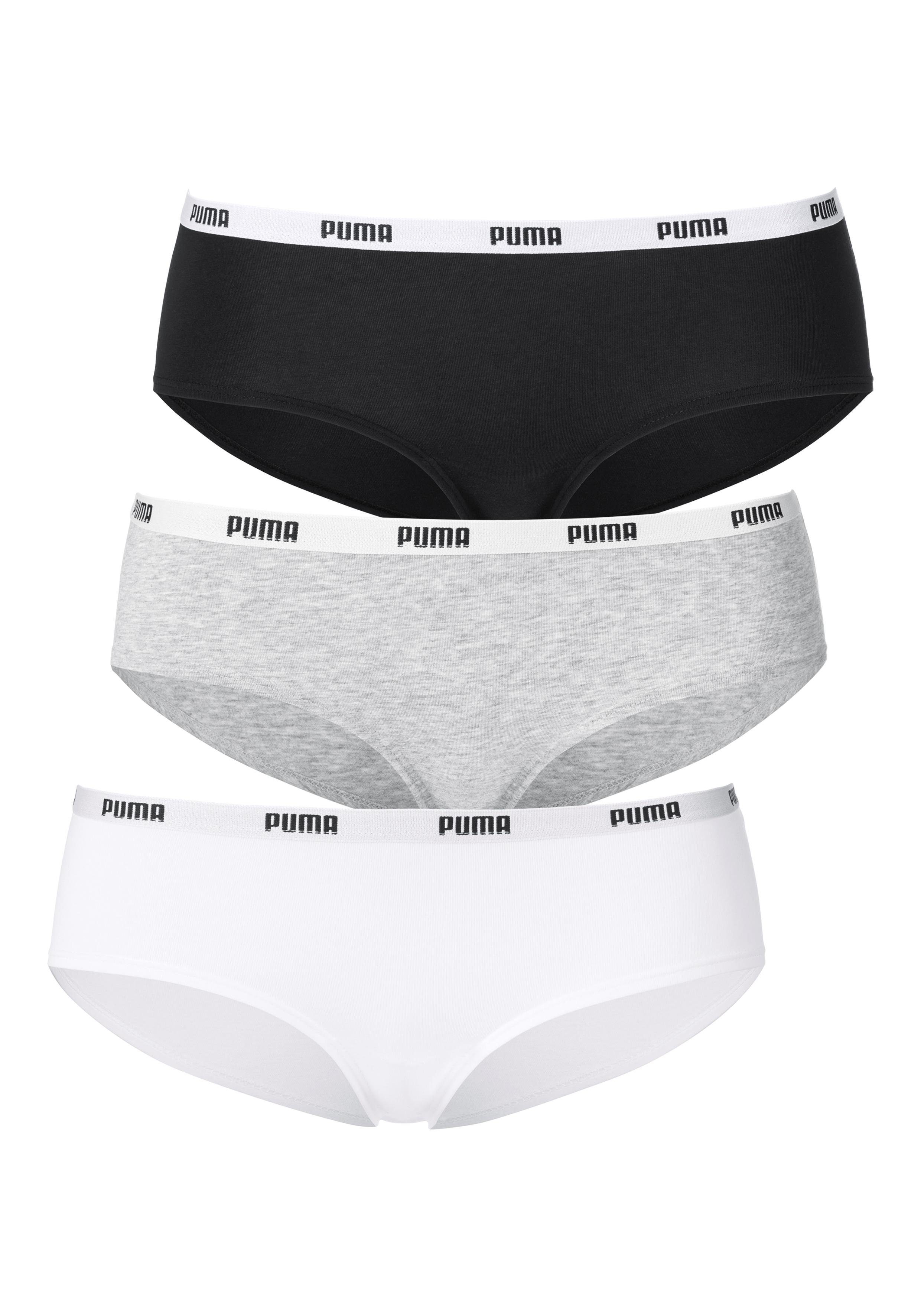 PUMA Hipster Packung 3er Pack mit Logobund Damenunterhose von Puma