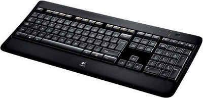 Logitech »Wireless Illuminated Keyboard K800« Tastatur