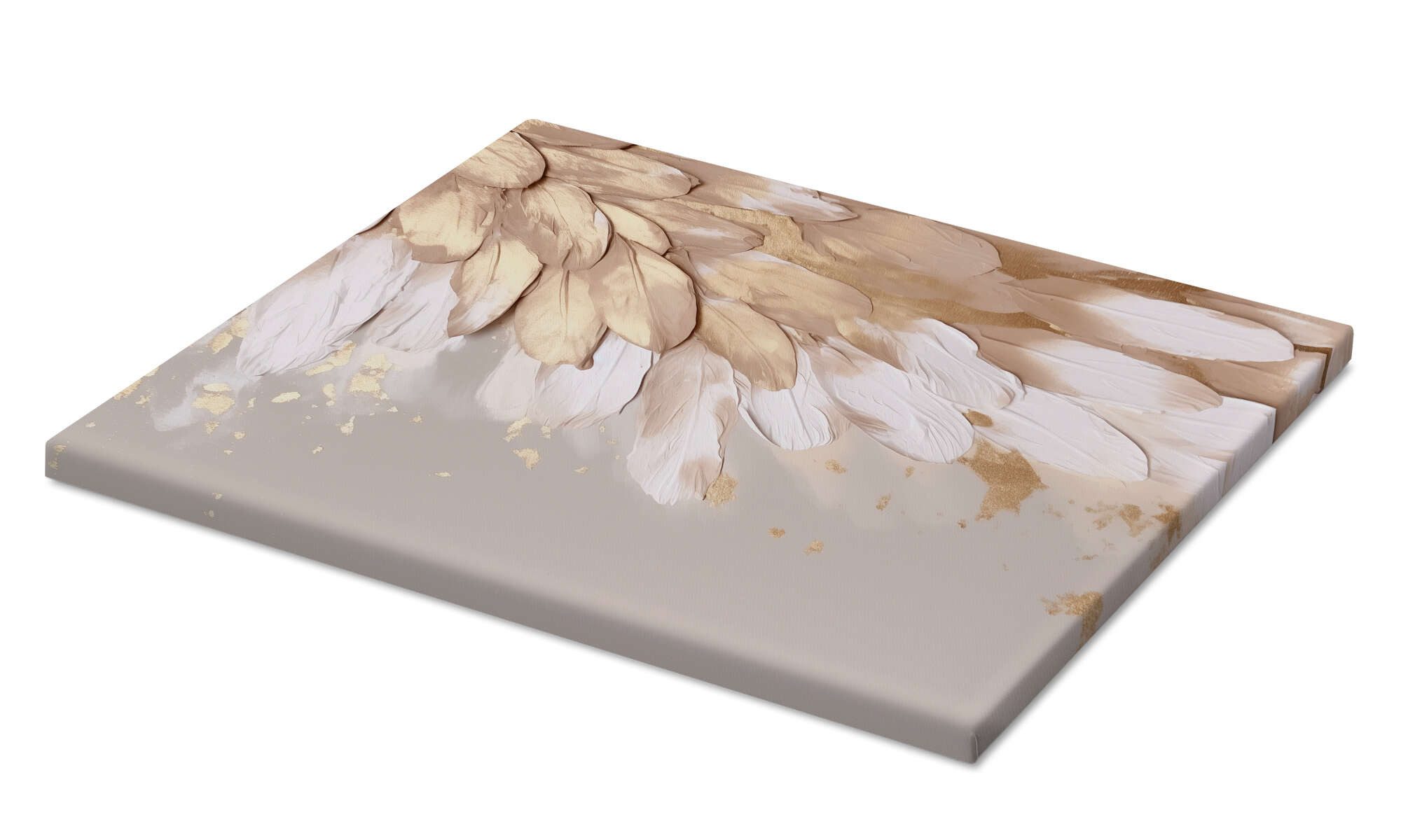 Posterlounge Leinwandbild Bella Eve, Halo Feathers günstig online kaufen