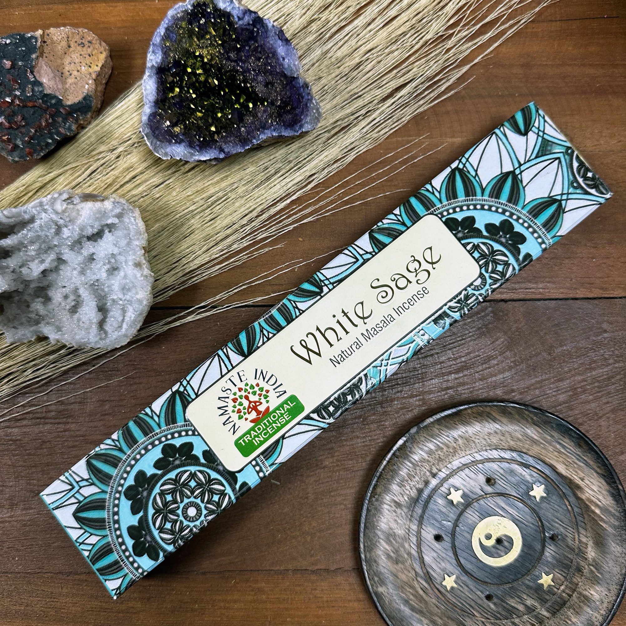 Bali-Homedecor Räucherschale Namaste Mandala Masala Räucherstäbchen günstig online kaufen