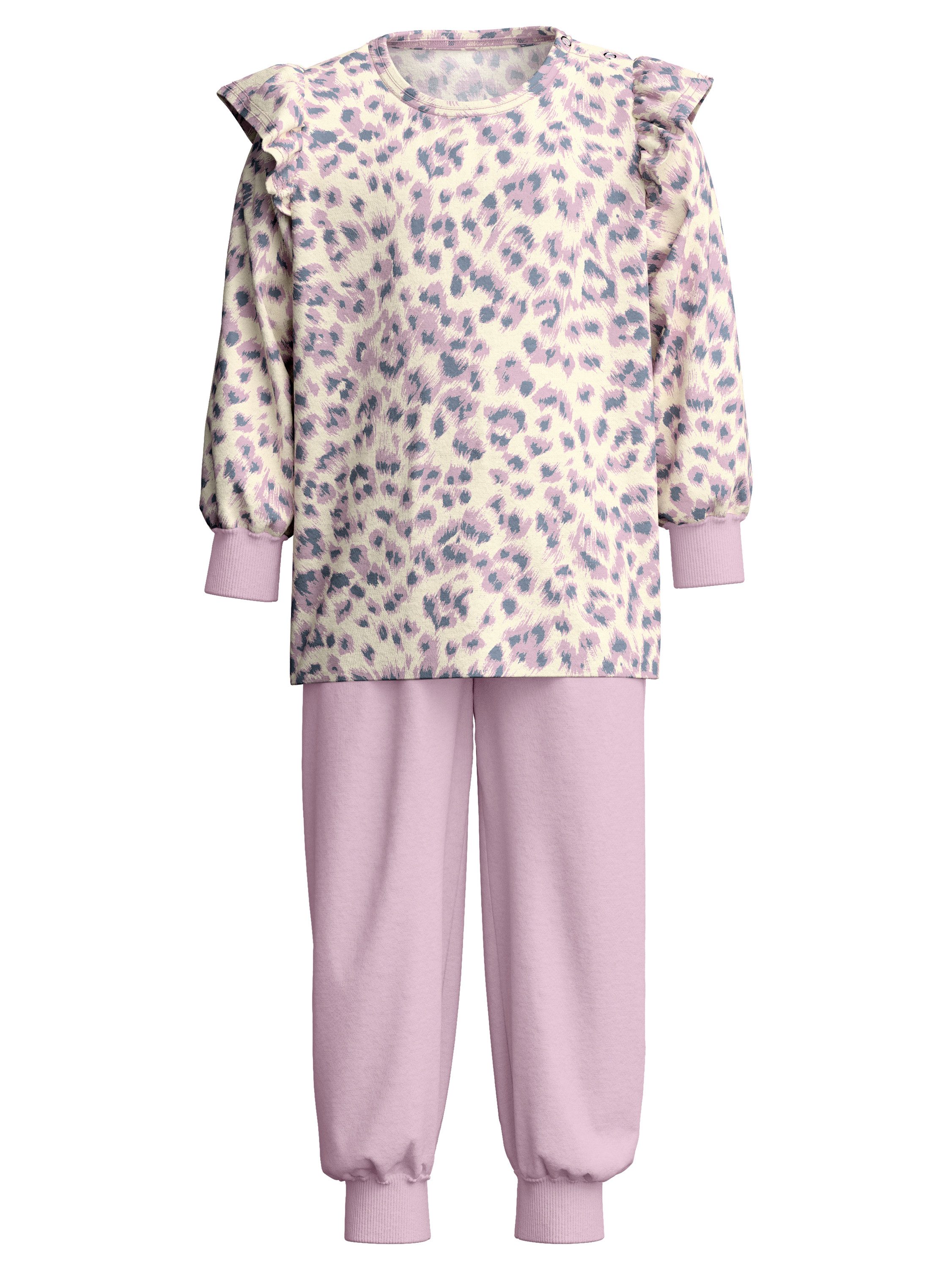 CALIDA Pyjama Toddlers Cat Kinder (2 tlg) weich, bequem mit Bündchen