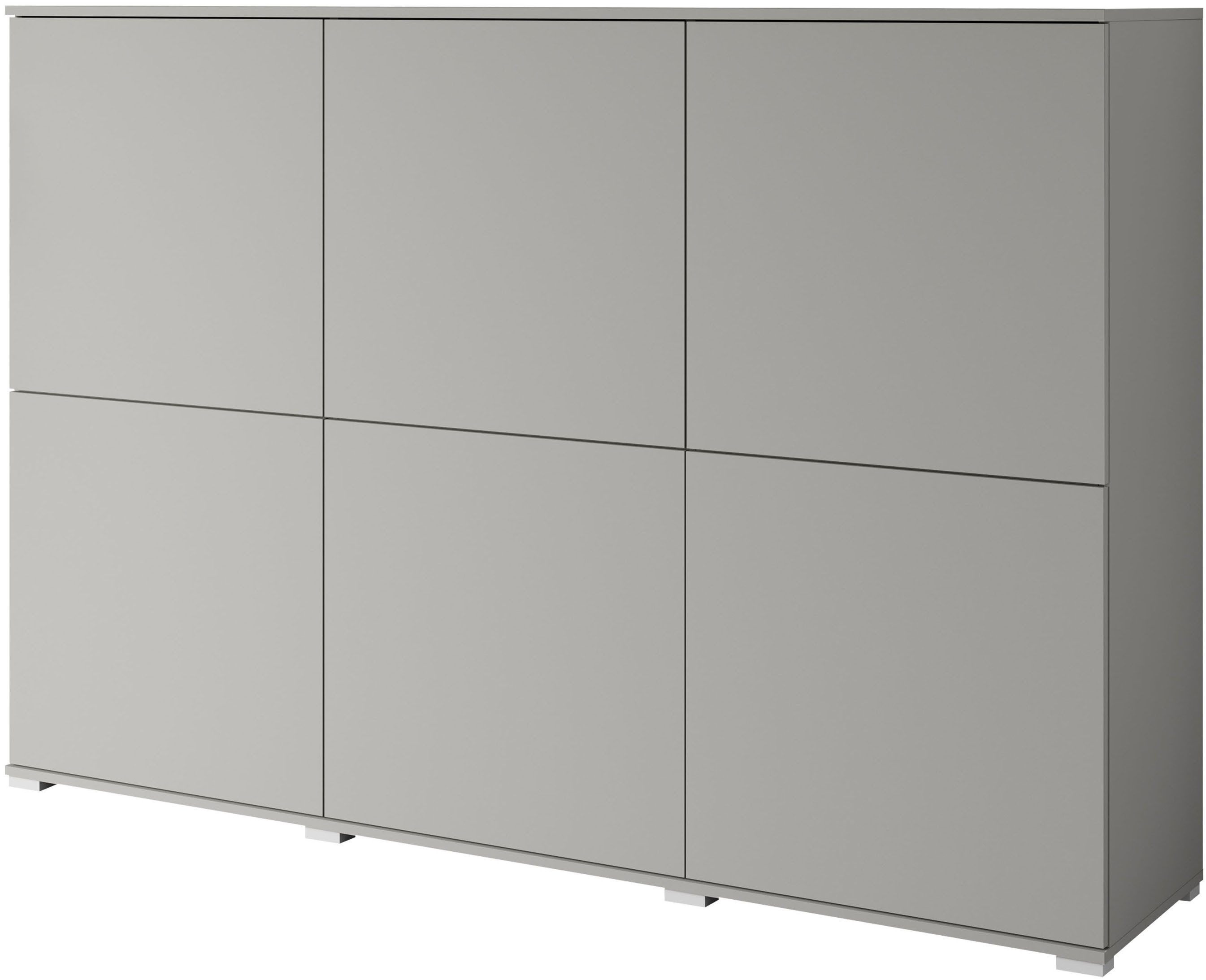 INOSIGN Highboard Kenia, moderne grifflose Hochkommode mit 6 Türen, Breite günstig online kaufen