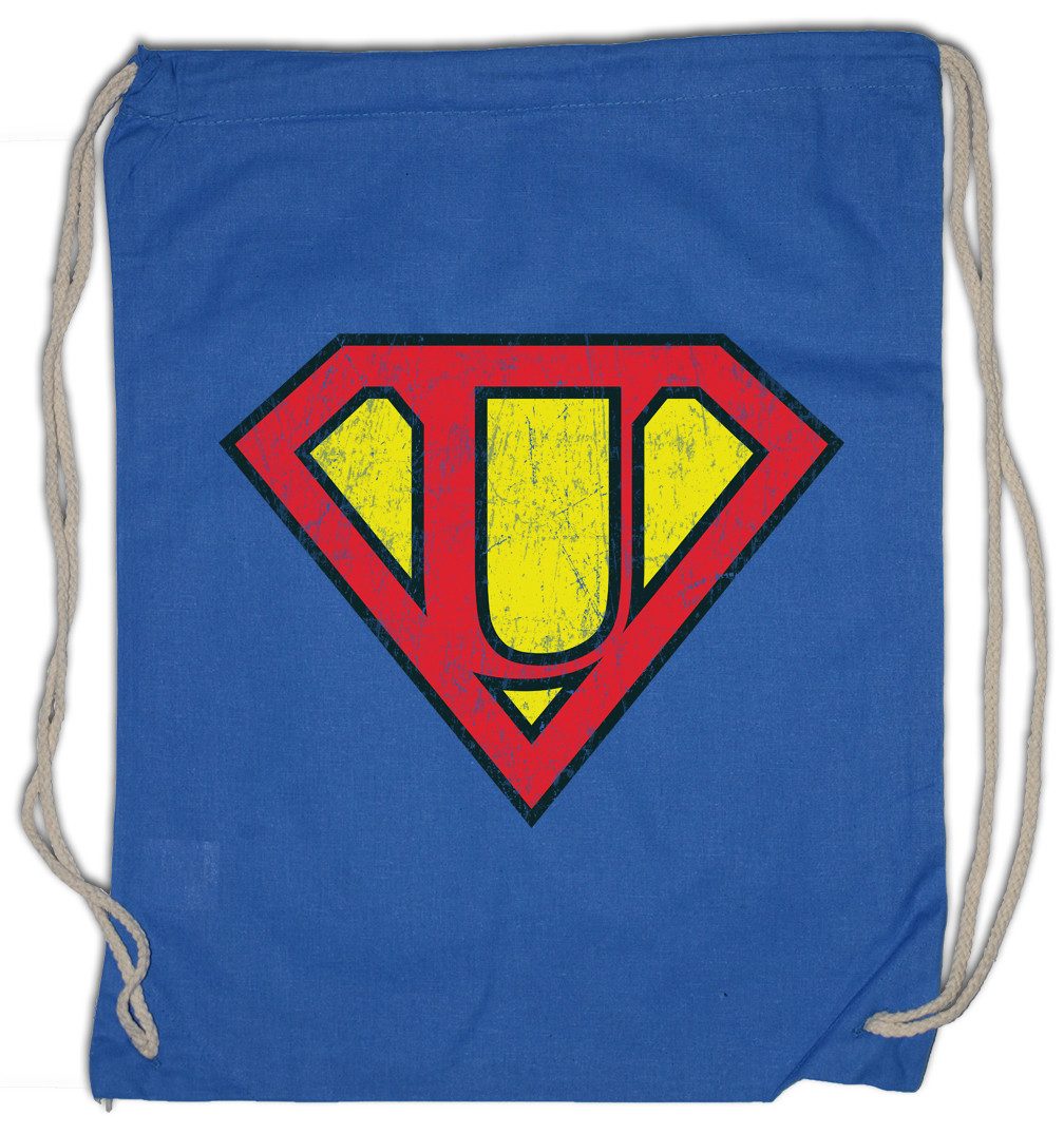 Turnbeutel Super U Turnbeutel Buchstabe Initialen Vorname Nachname Man Fasching