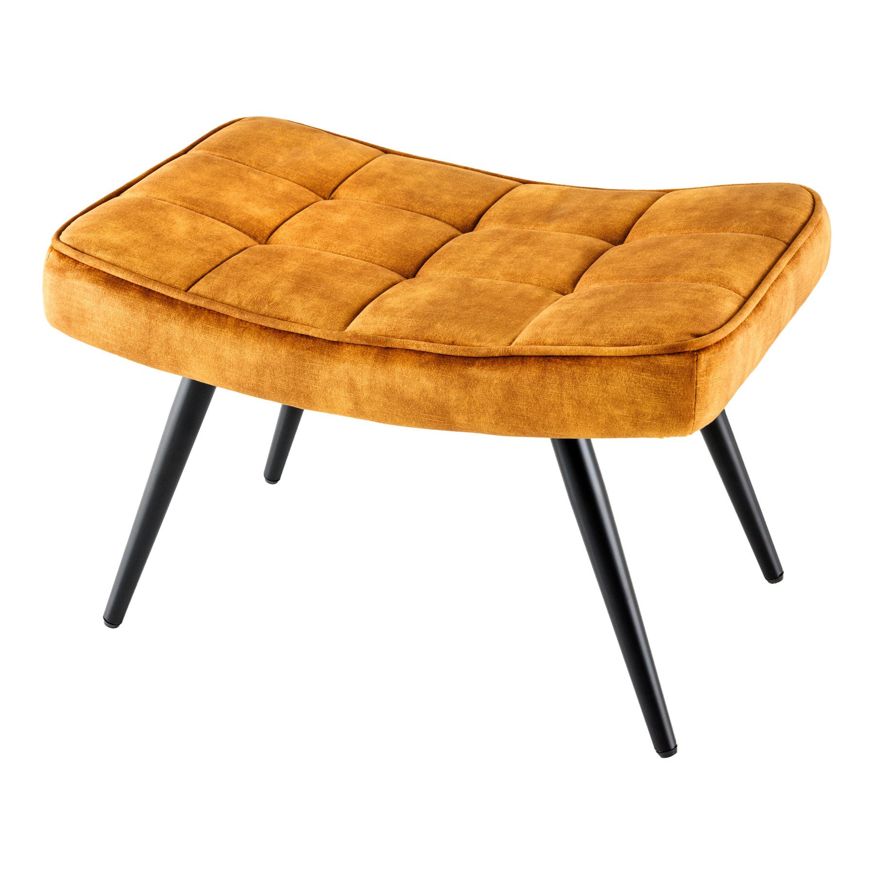 riess-ambiente Fußhocker SCANDINAVIA senfgelb / schwarz (Einzelartikel, 1 S günstig online kaufen