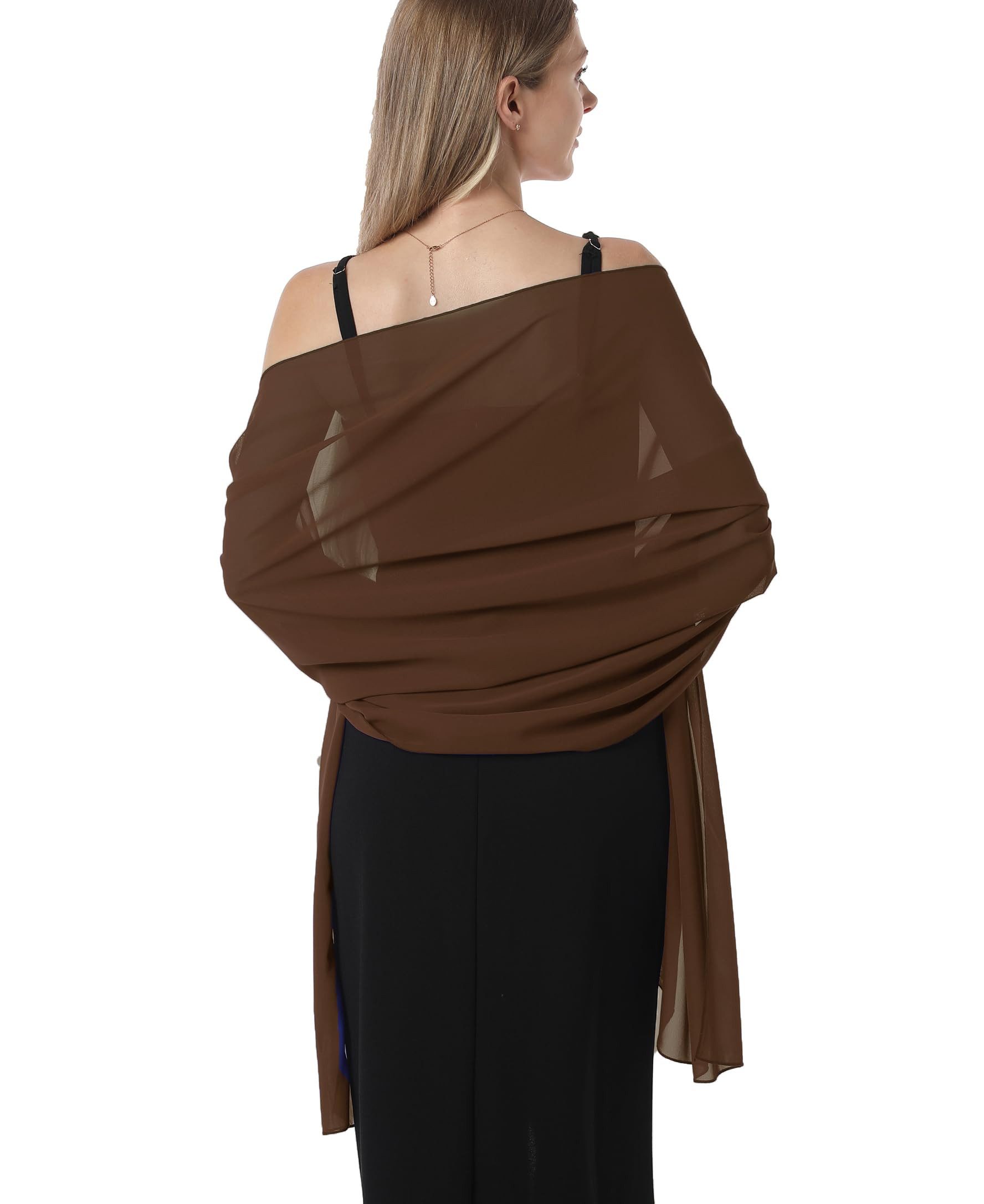 nsihing Modeschal Elegante Damen Stola – Leichter Schal, (1-St), für Hochzeiten, Festliche Anlässe & Abendkleider