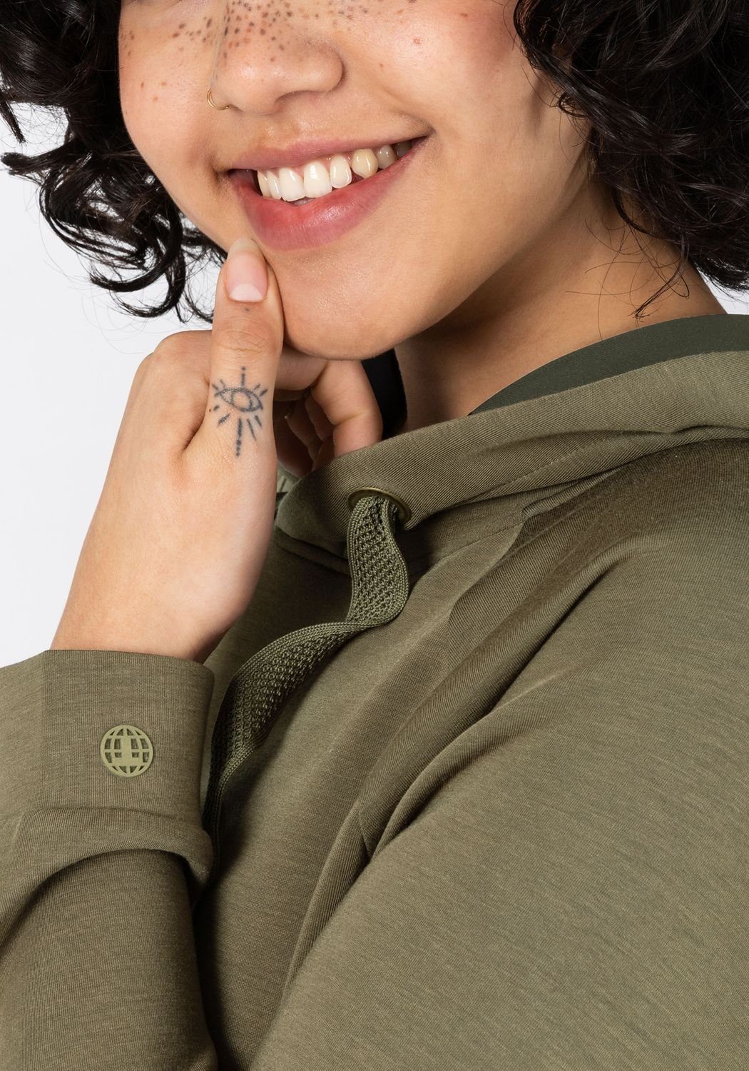 TIMEZONE Sommerkleid HOODIE DRESS mit Kapuze