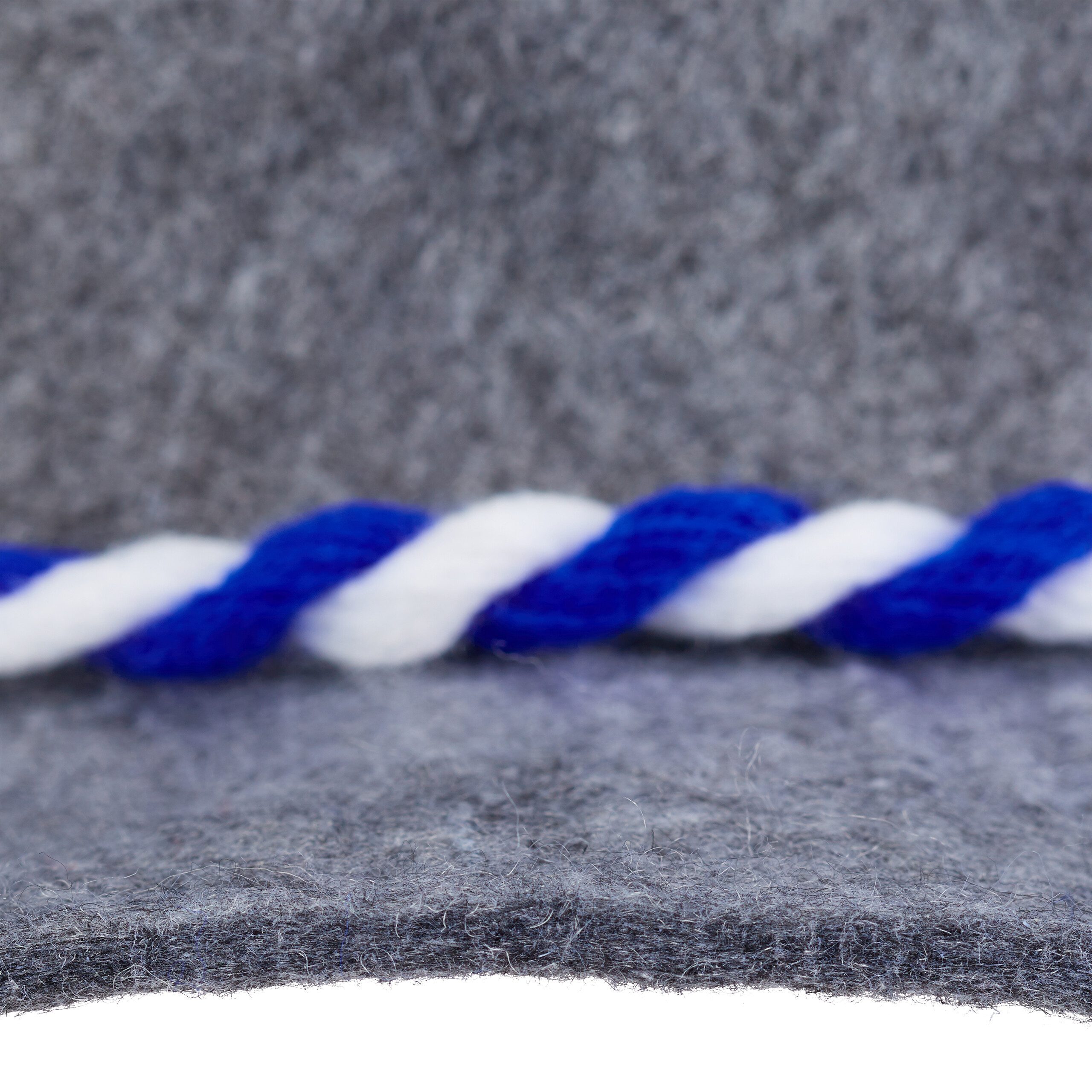 relaxdays Trachtenhut 5er Set Seppelhut mit blau-weißer Kordel (Set, 5er Set)