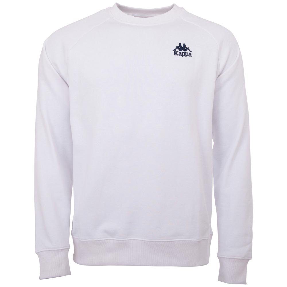 Kappa Sweatshirt mit angesagtem Rundhalsausschnitt white | Sweatshirts