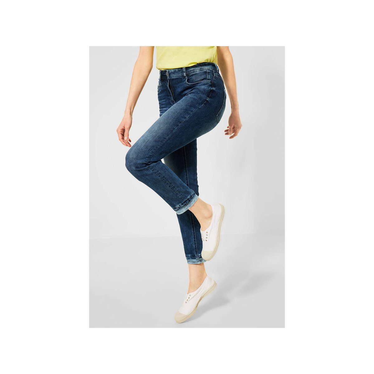 Slim-fit-Jeans blau Cecil (1-tlg)