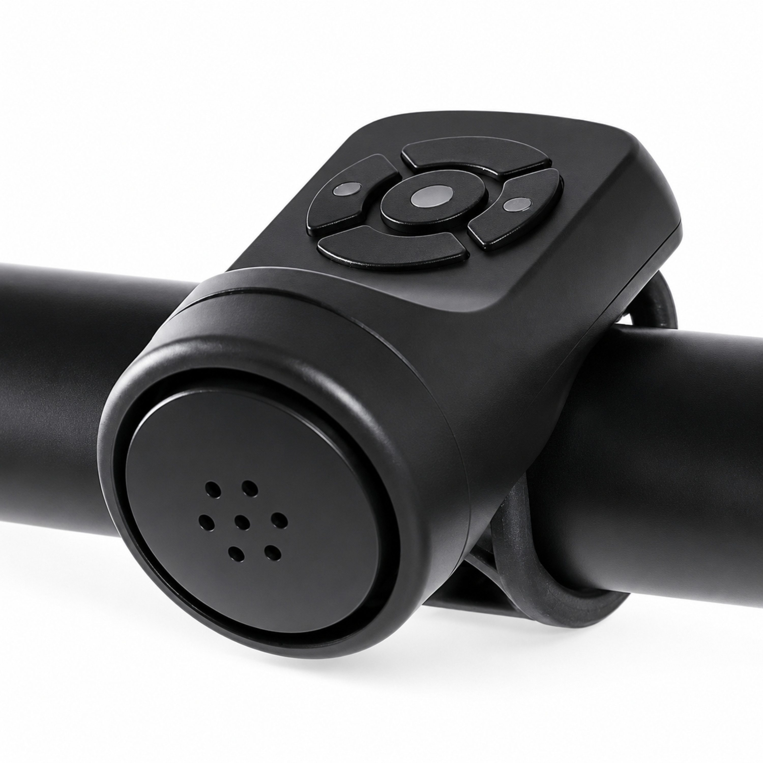 StellarLuma Fahrradklingel Fahrradklingel Fahrradhupe elektronisch für Fahrräder E-Bike E-Scooter, Kompakte E-Klingel mit starkem Signal, USB-Ladung und Wetterschutz