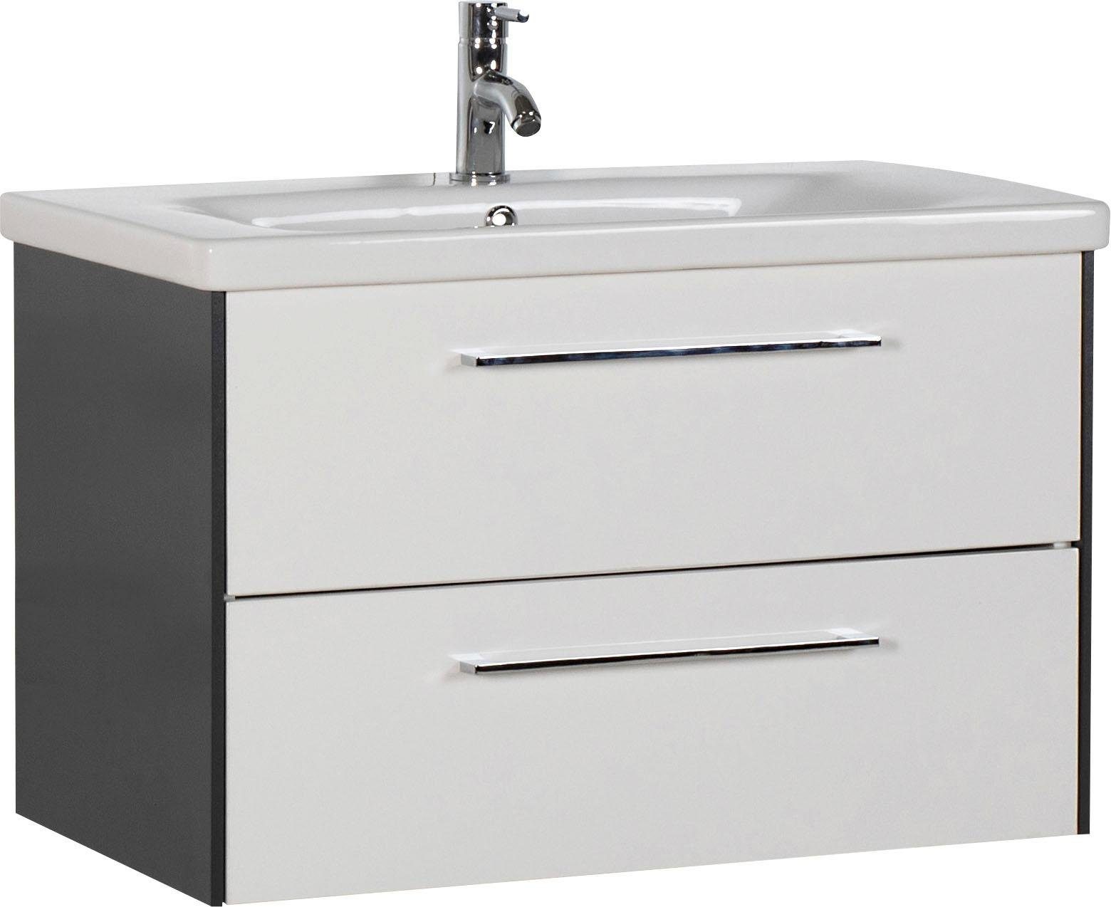 MARLIN Waschtisch »3400«, Breite 80 cm, Maße (B/T/H): 80/48,8/47,8 cm