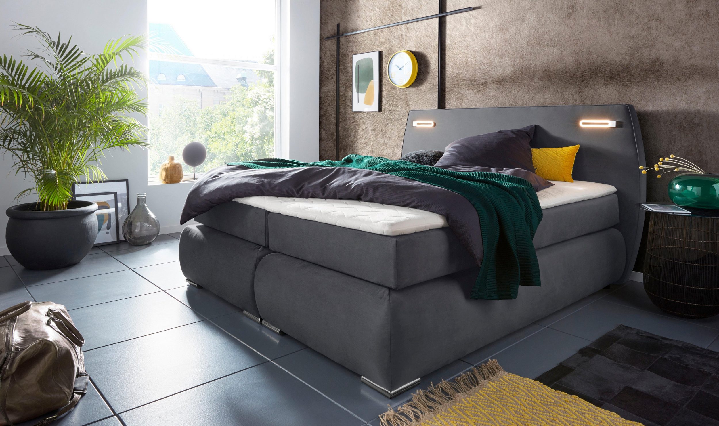 Inosign Boxspringbett - Seitenansicht