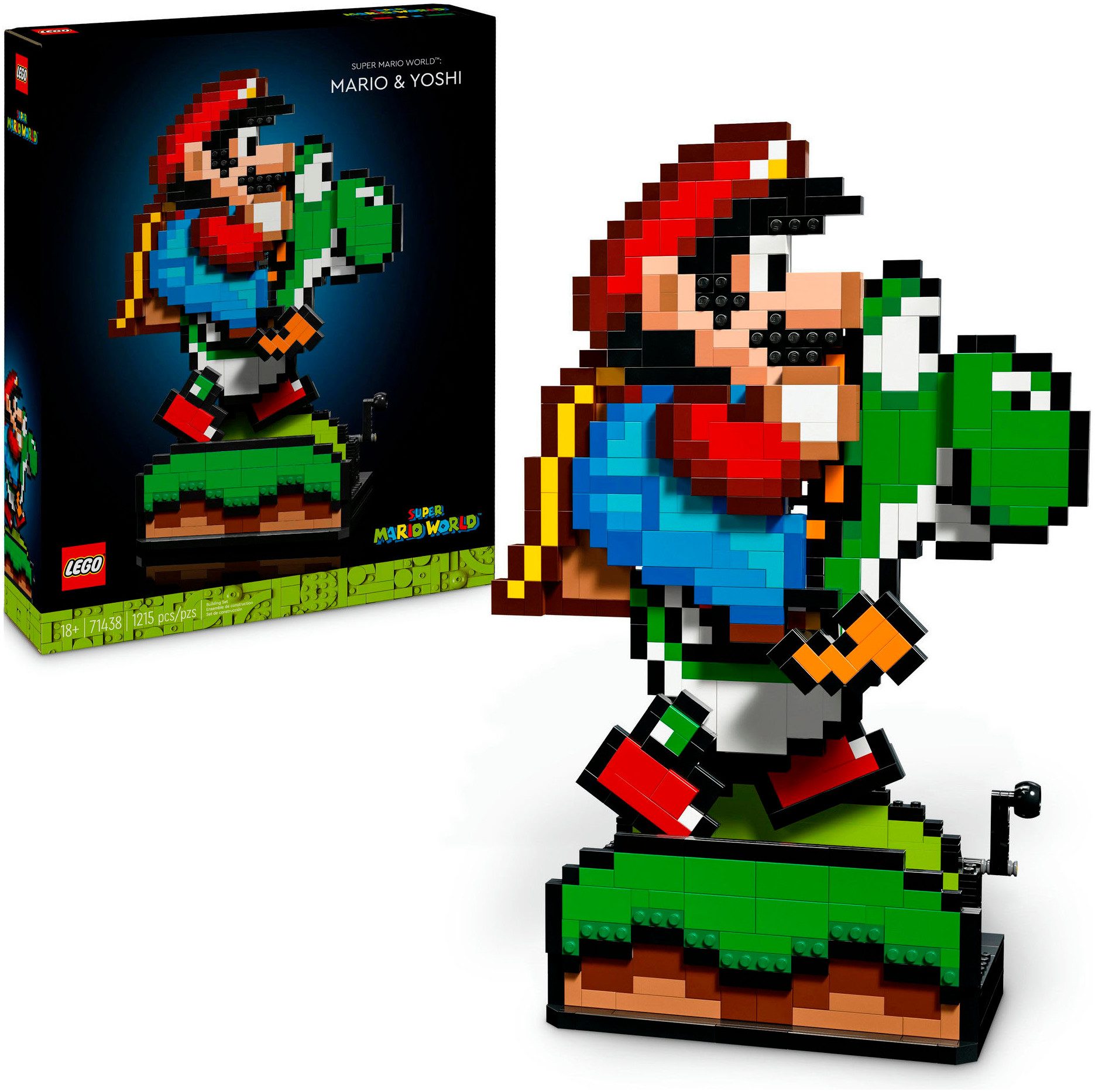 LEGO® Super Mario World™: Mario & Yoshi (71438), LEGO Super Mario Konstrukt günstig online kaufen