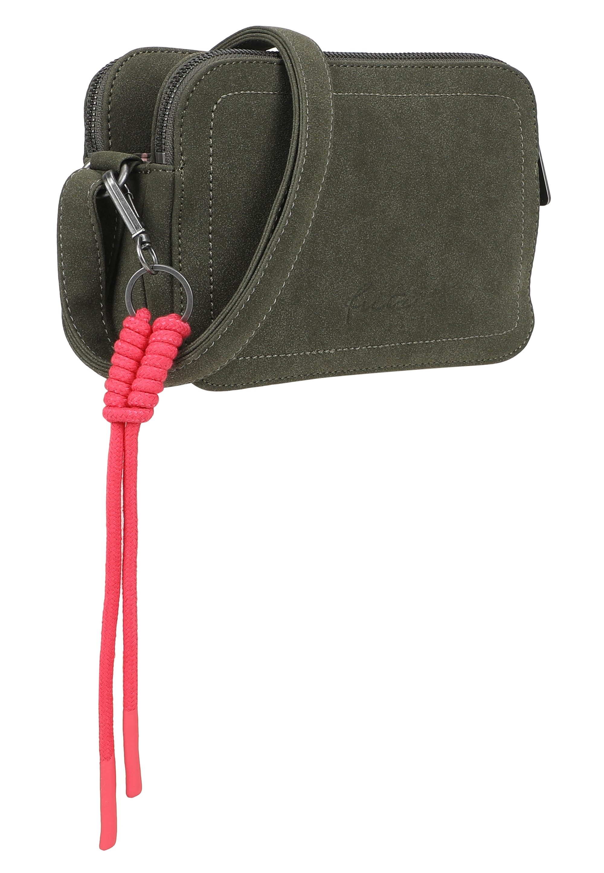 Fritzi aus Preußen Schultertasche Jony Suede Jacky, mit angerauter Materialoberfläche