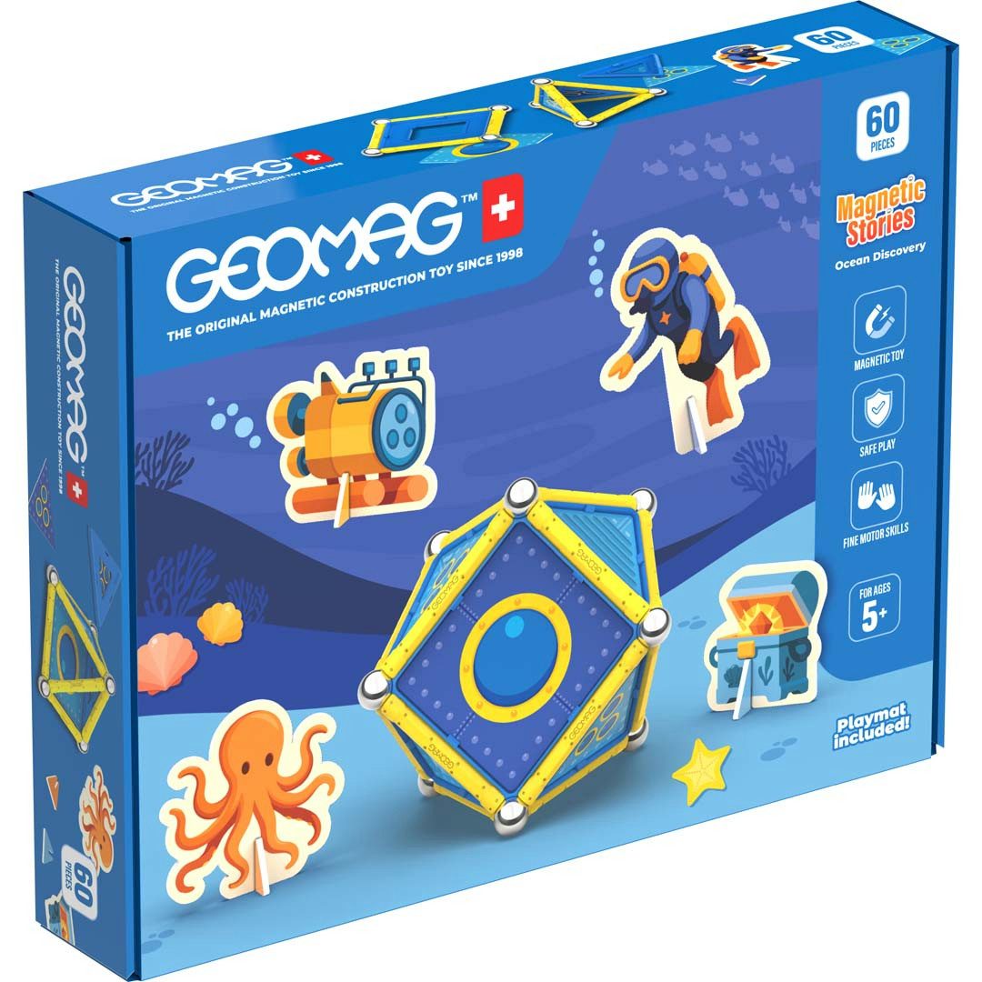 Geomag™ Magnetic Stories Ocean Discovery (501) Magnetspielbausteine, (60 St)