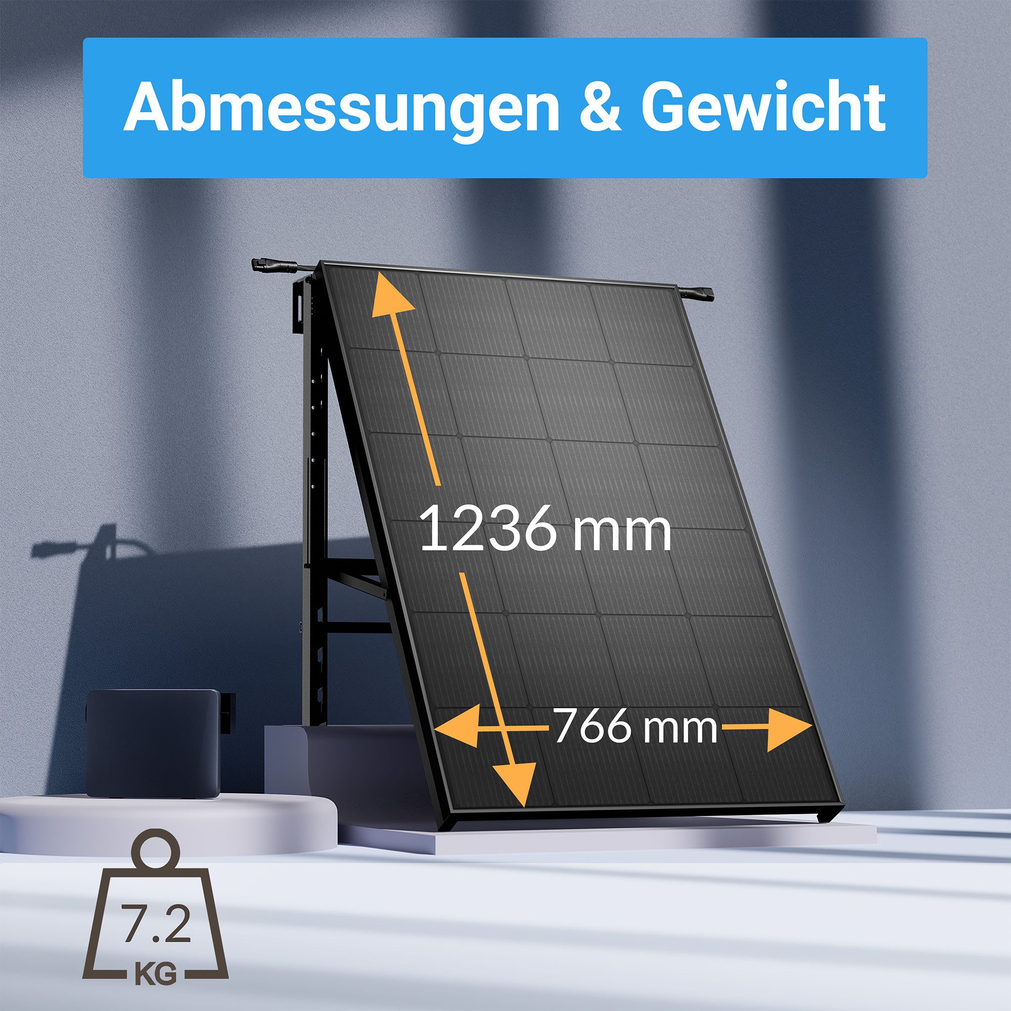 Sunshare Solarmodul Ray 200 W - Modulare Erweiterung von SUNSHARE PV-Systemen, 200 W, Monokristalliner N‑Typ TOPCon, (Einzelmodul, 1-St., 1x SUNSHARE Ray 200 W  – Bild 4 von 5