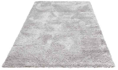 Hochflor-Teppich »Boldo«, my home, rechteckig, Höhe 50 mm, besonders weich durch Microfaser, Shaggy Teppich, idealer Teppich für Wohnzimmer, Schlafzimmer, Esszimmer