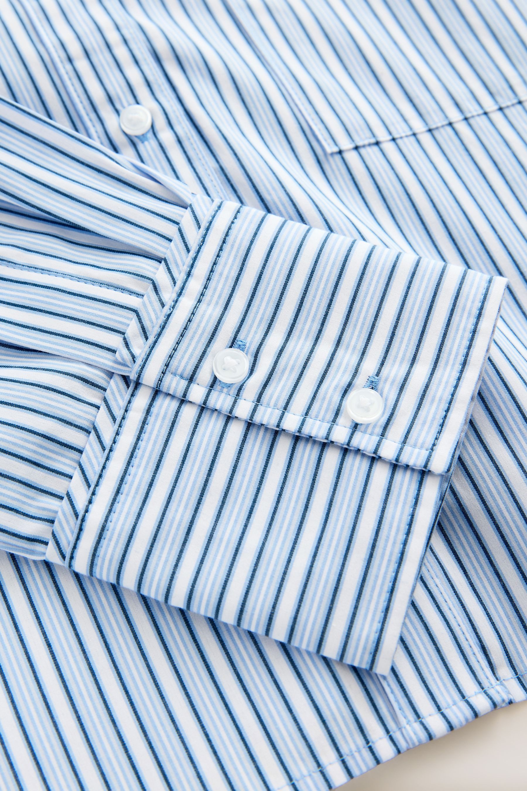 Next Langarmhemd Verkürztes Oversized Fit Langarmshirt günstig online kaufen