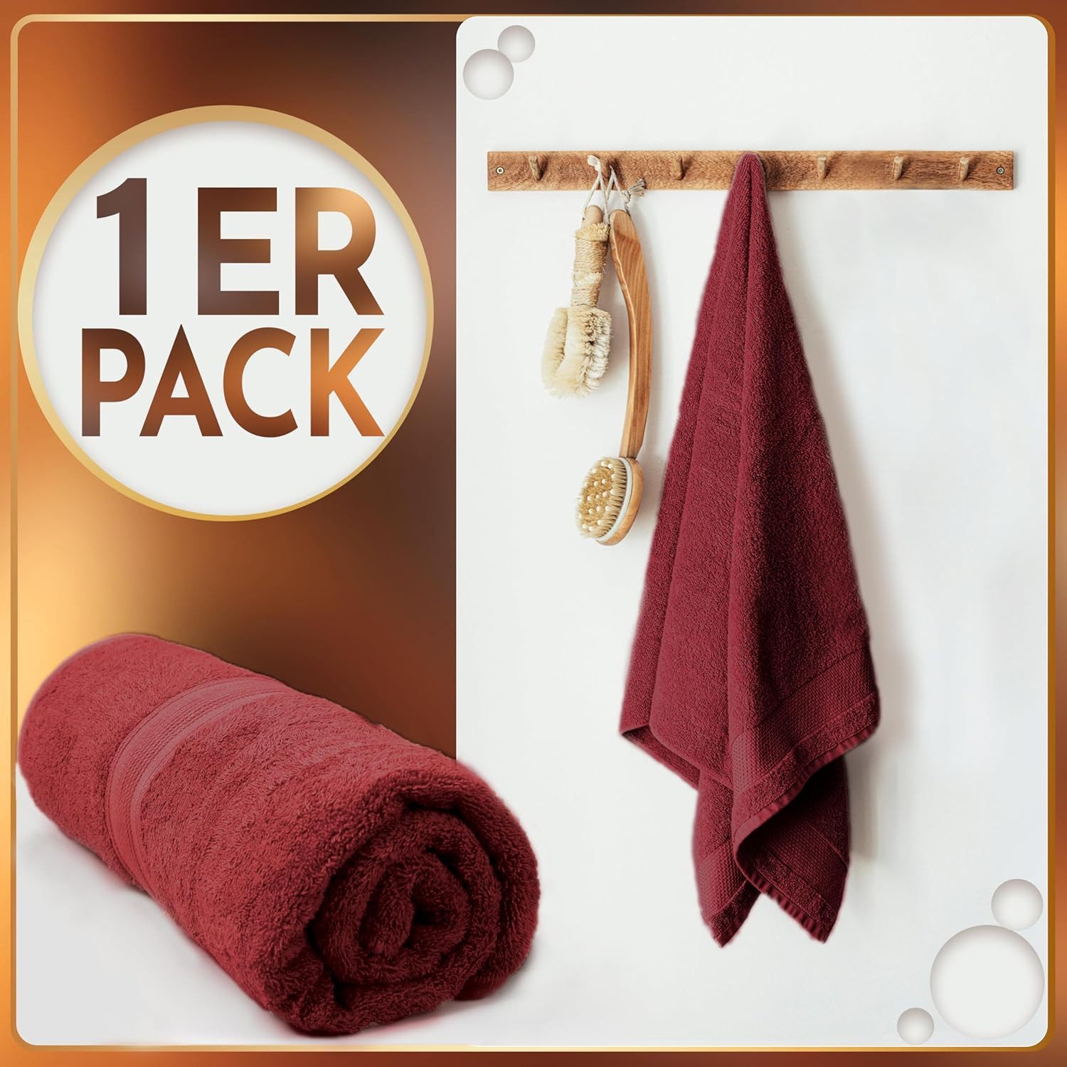 NatureMark Saunatuch Frottier Saunatücher 80x200cm, 100% günstig online kaufen