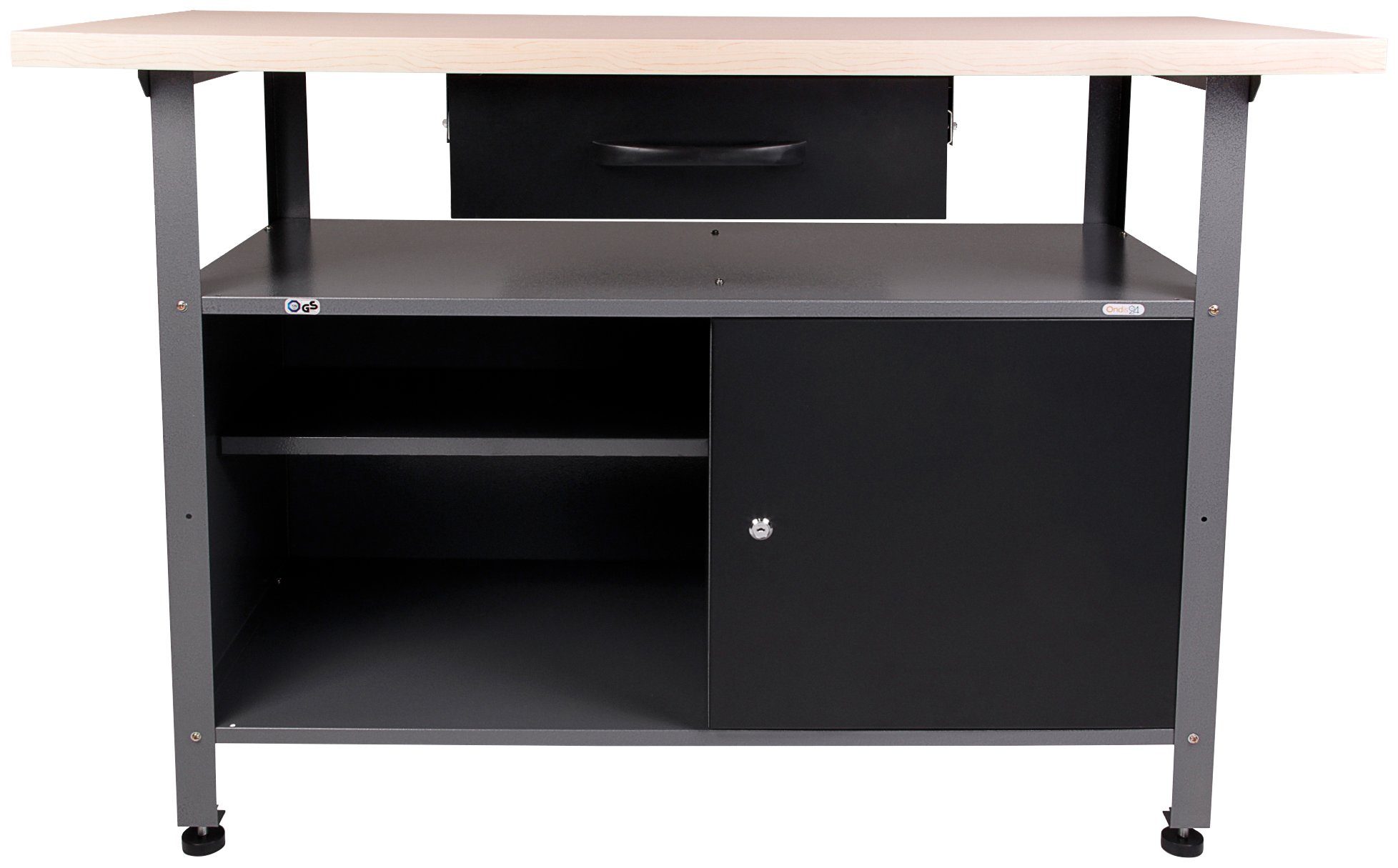 ONDIS24 Werkbank Klaus, (Set), höhenverstellbar, ca. 120 x 60 x 85 cm günstig online kaufen