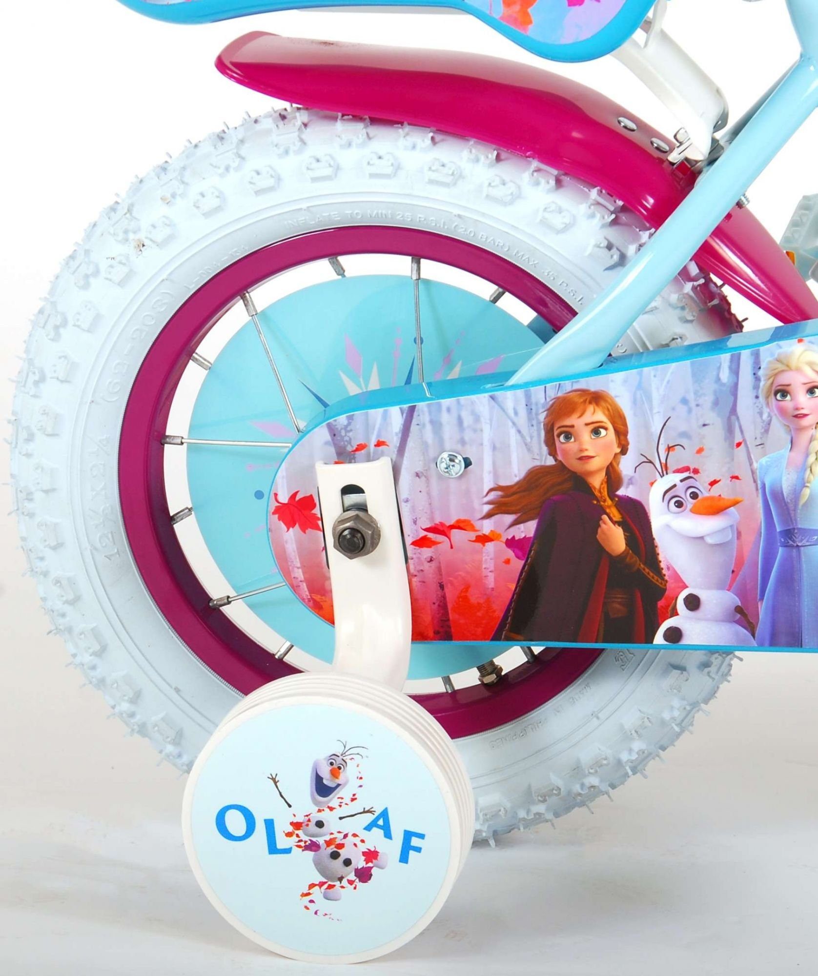 Fahrrad Kinderrad Zoll 12 Mädchen Handbremse, Kinderfahrrad 1 Rücktritt Rutschfeste Zoll + Stützräder Kinder mit - Gang, 12 Fahrrad Laufrad TPFSports mit Frozen (Mädchen Sicherheitsgriffe), Disney