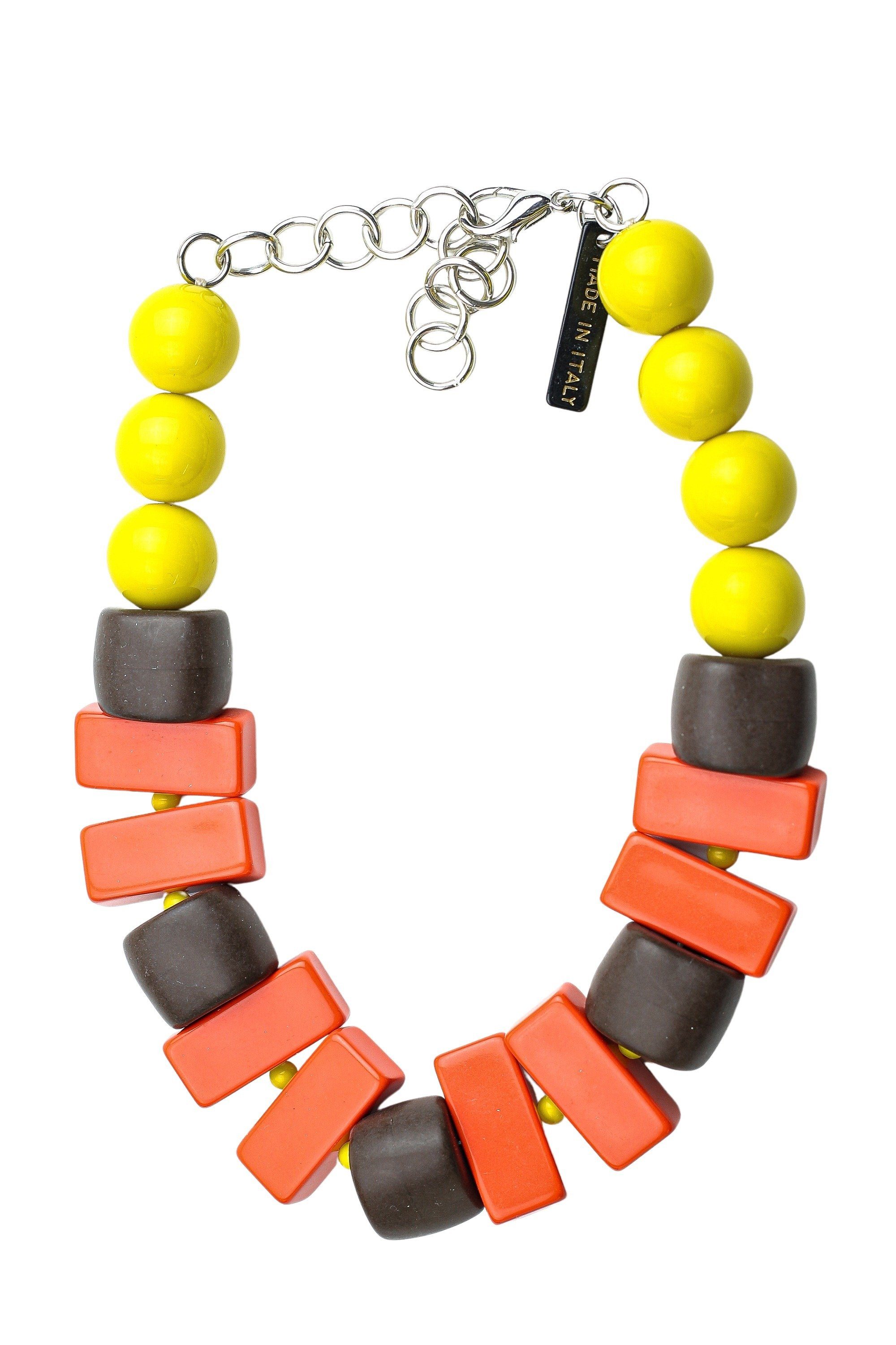 COLLEZIONE ALESSANDRO Kette mit Anhänger Almada, aus Polyesterelementen