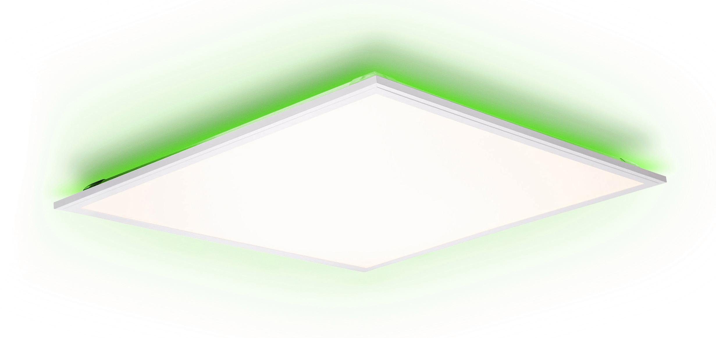 my home LED Panel »IAN«, Dimmfunktion, Nachtlichtfunktion, Farbwechsel, LED  fest integriert, Kaltweiß, Neutralweiß, Tageslichtweiß, Warmweiß, dimmbar,  CCT Farbtemperatursteuerung,RGB Backlight,inkl. Fernbedienung