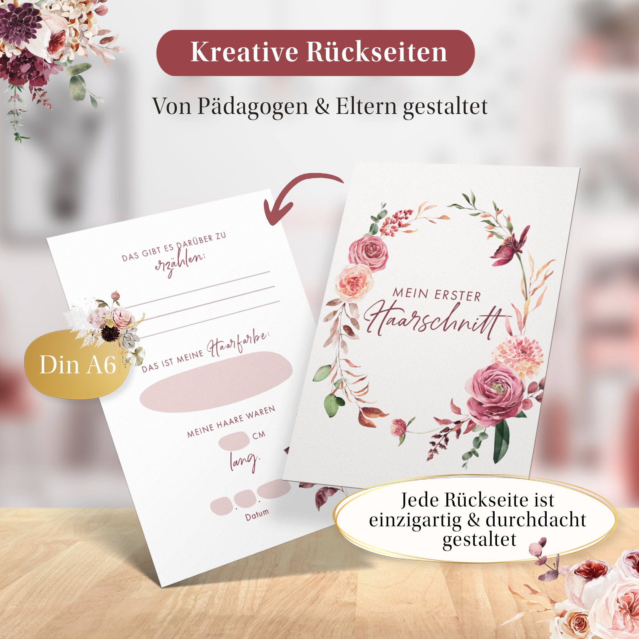 Eulentaler Geschenkkarte I 48 Meilensteinkarten I Mein 1. Jahr I, Von Pädagogen gestaltet I Mit handgemalte Illustrationen