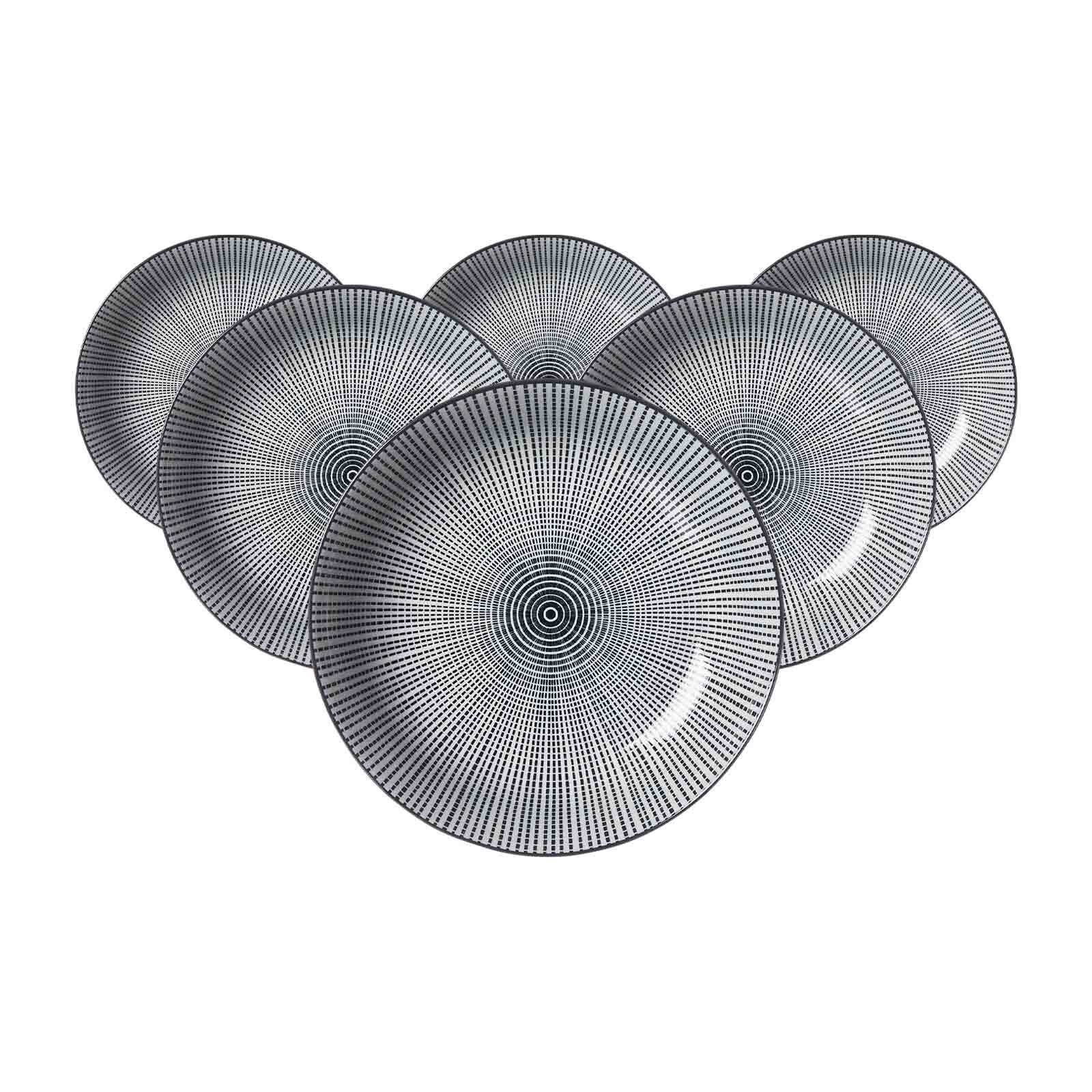 Suppenteller Takeo Stripes Suppenteller ø 20,5 cm 6er Set