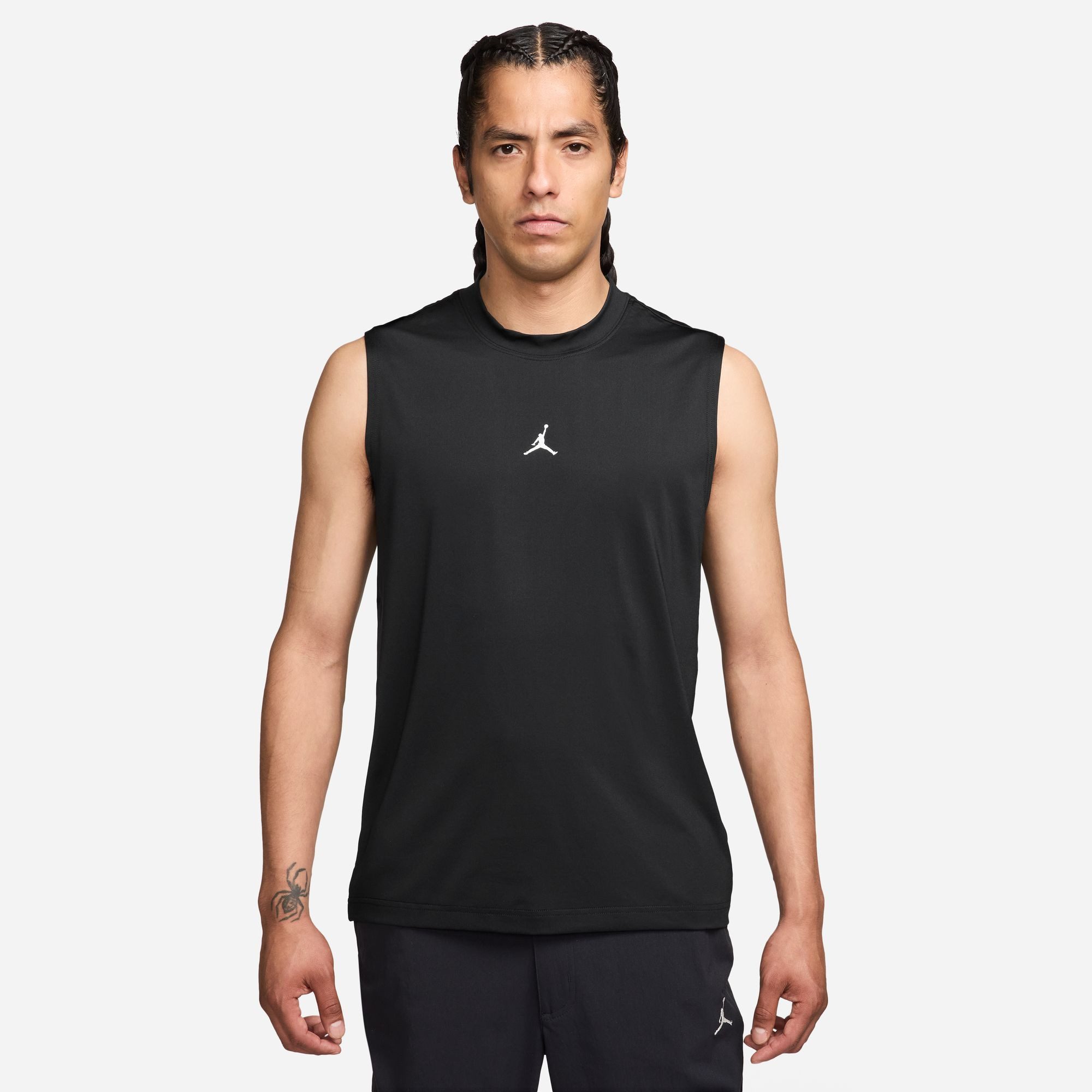 Jordan Trainingstop Jordan Sport Essentials Men's Dri-FIT Sleeveless Top ärmeloses Design, mit Rundhalsausschnitt, aus Polyester und Elasthan