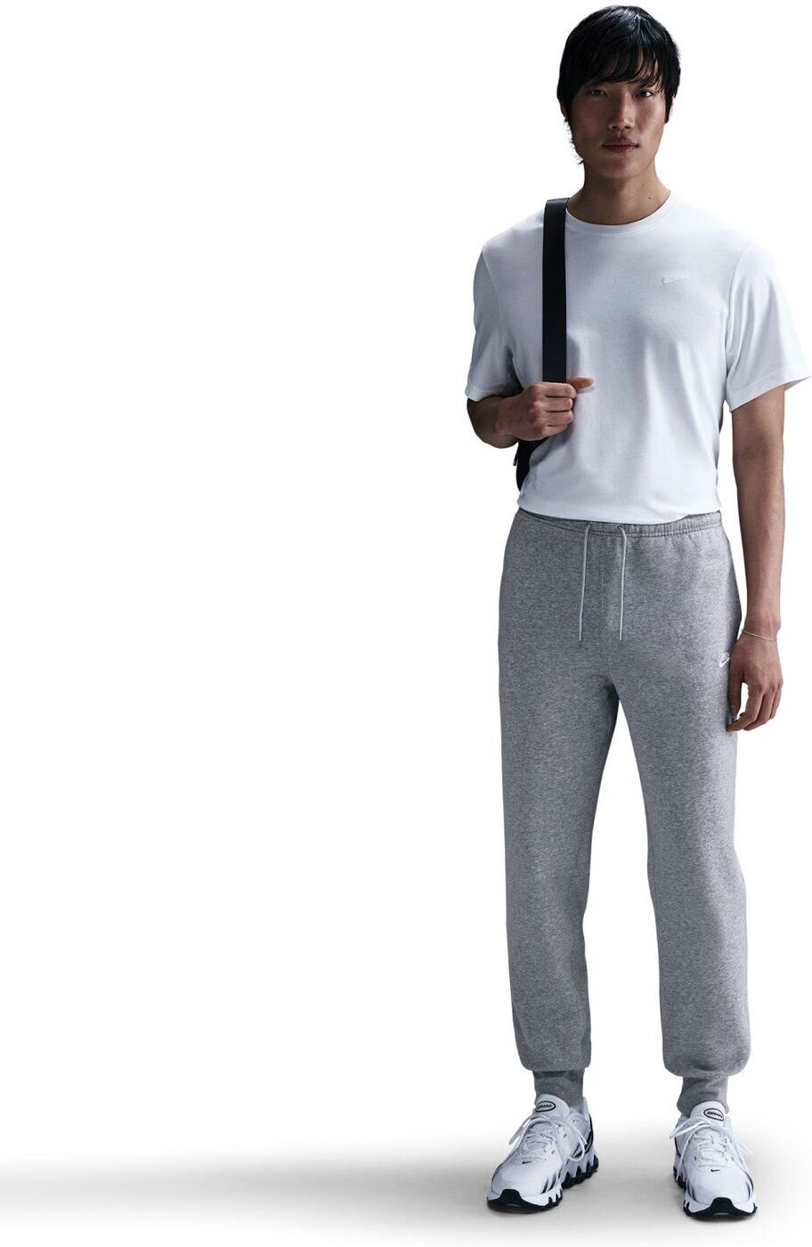 Nike Sporthose M NK CLUB BB JOGGER DK GREY HEATHER/LT SMOKE GREY/