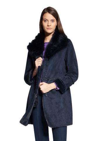 BASLER Пальто зимнее »mit Webpelz-Krage...