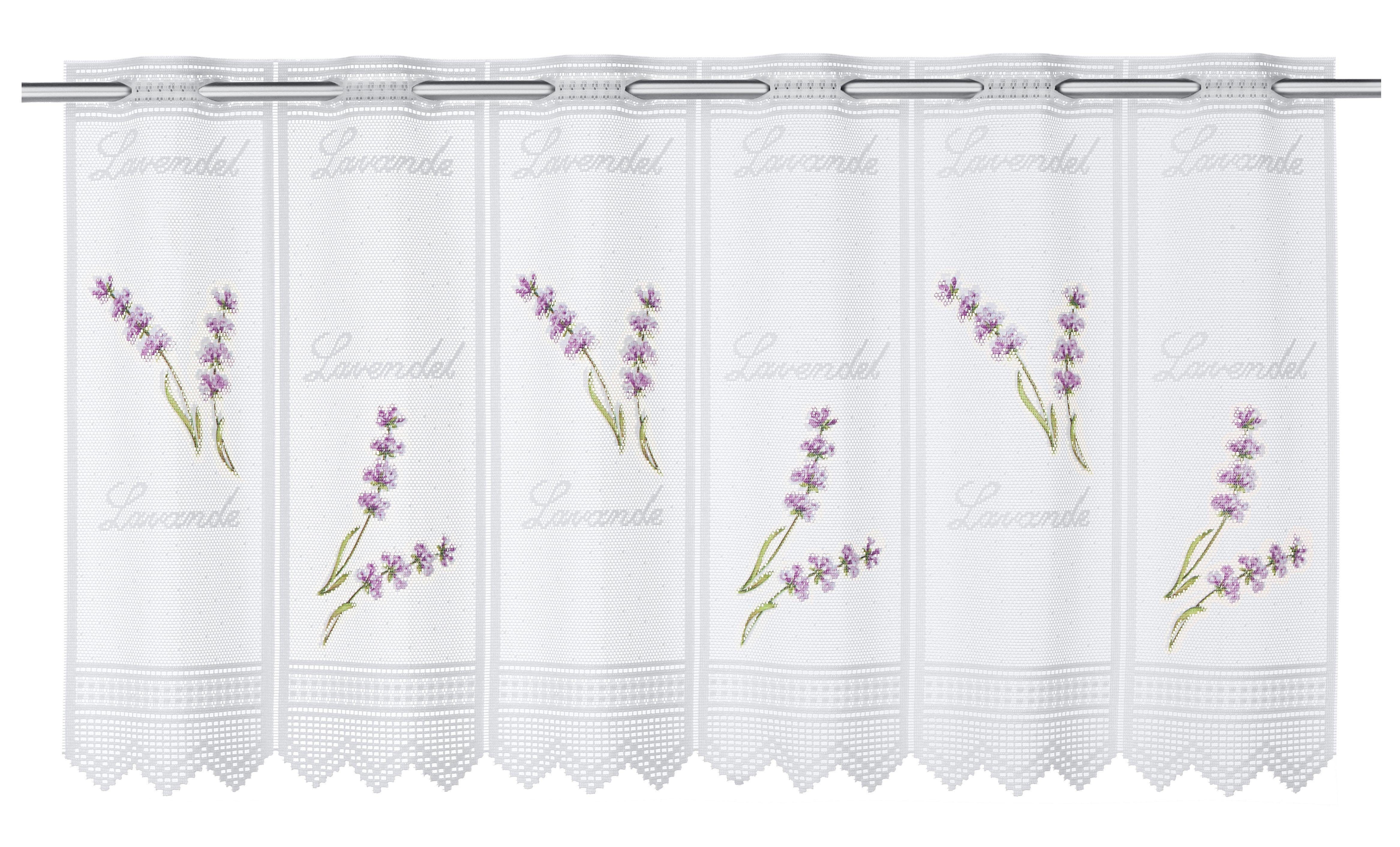 Panneaux »Lavendel«, WILLKOMMEN ZUHAUSE by ALBANI GROUP, Stangendurchzug (1 Stück), Jacquard-Lamellen-Pannaux-Otto