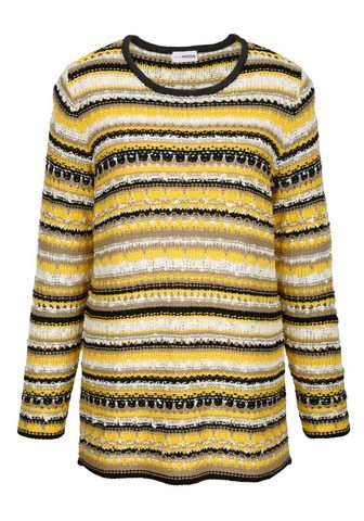 Пуловер с модный Effektgarn