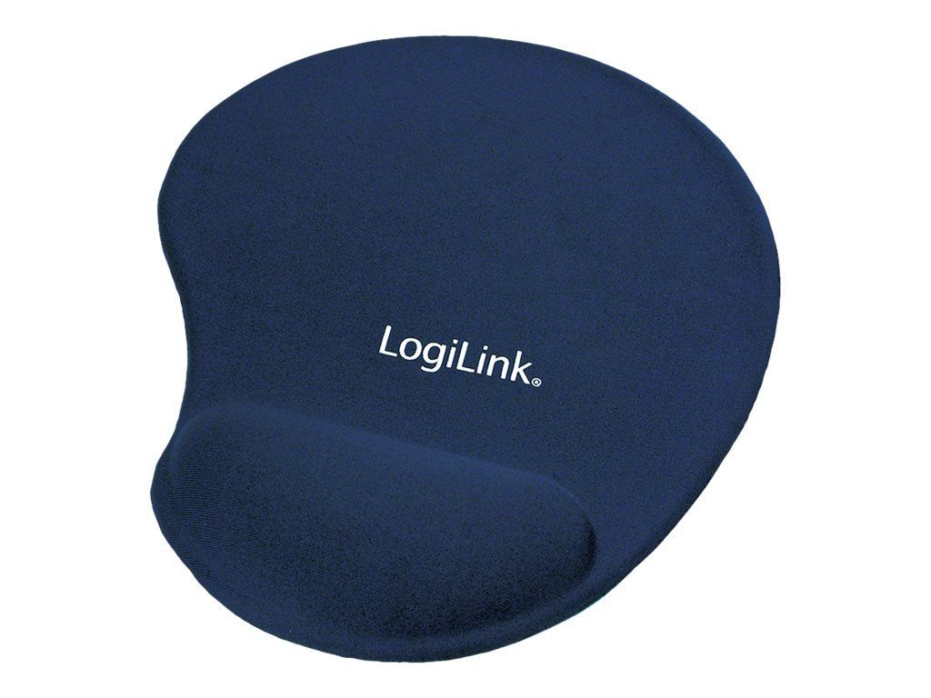 LogiLink Mauspad LOGILINK Mauspad LogiLink mit Gel-Handballenauflage Silikon blau