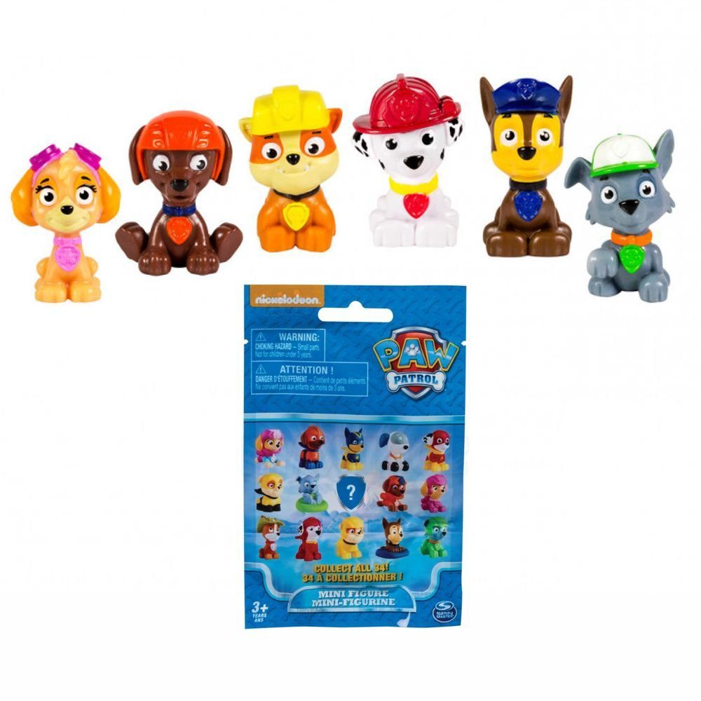 PAW PATROL Spielfigur Mini Spielfiguren zum Sammeln im Blindpack Paw Patrol Spinmaster