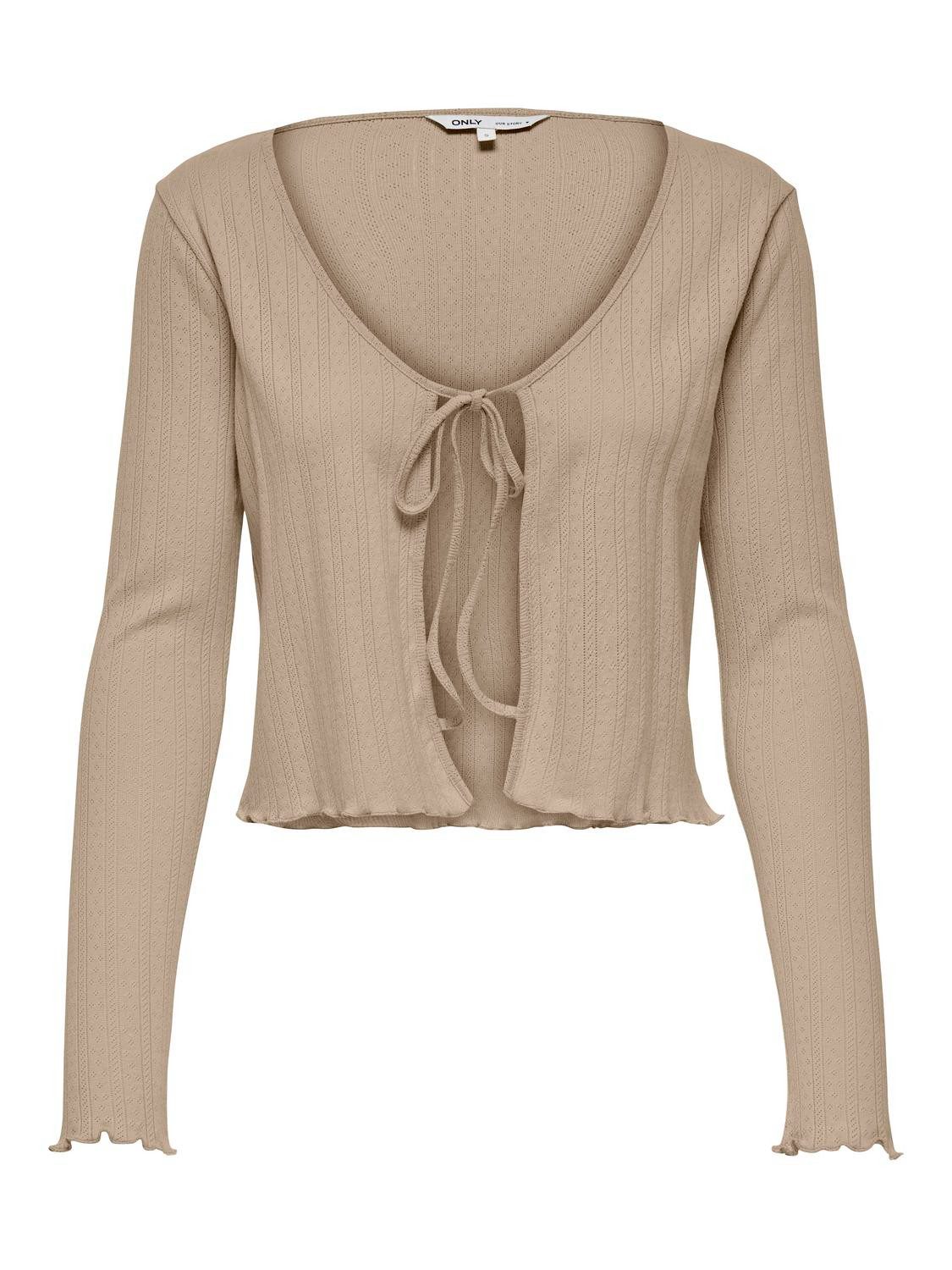ONLY Strickjacke ONLCARLOTTA L/S STRING CARDIGAN günstig online kaufen