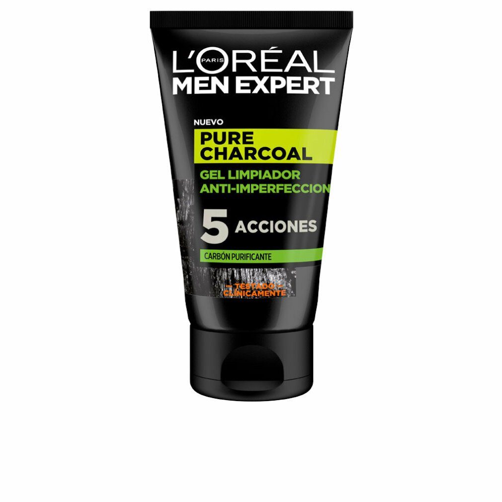 Gesichts-Reinigungsschaum Men Expert Pure Charcoal Gel Limpiador 100ml