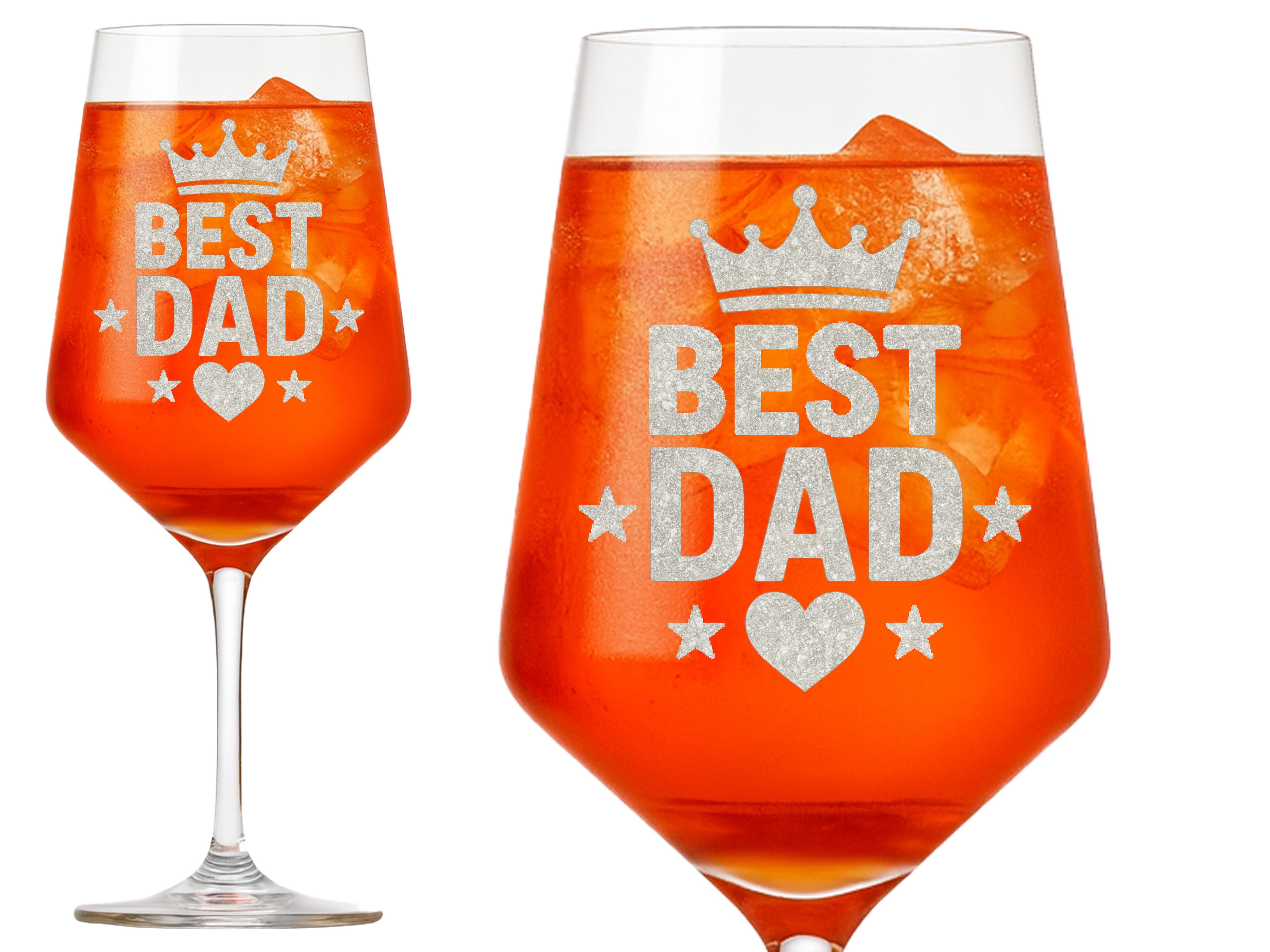 Valhalla Weinglas Gravur "Bester Papa der Welt" 350ml spülmaschinenfest, 1-tlg., Glas, Atemberaubende Darstellung