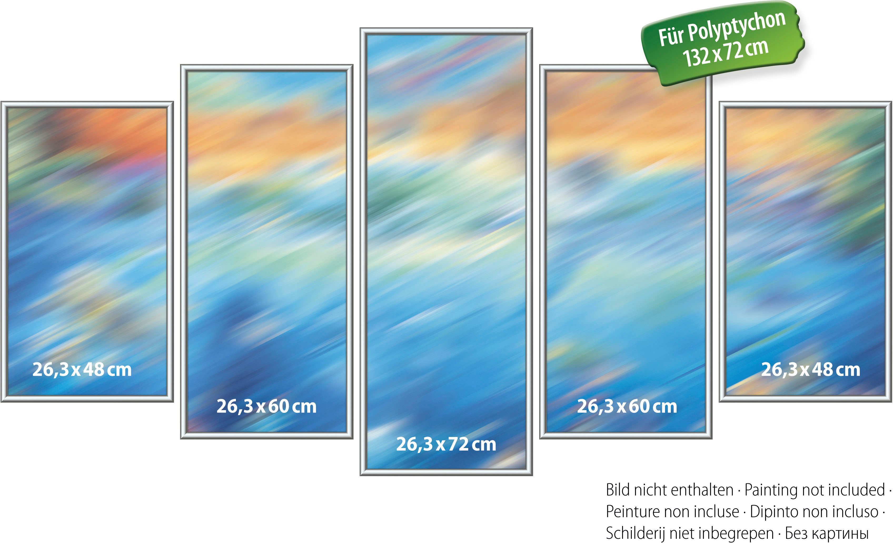 Polyptychon in Bilderrahmen Germany cm, Alurahmen Zahlen, Made Malen für nach 132x72 Schipper