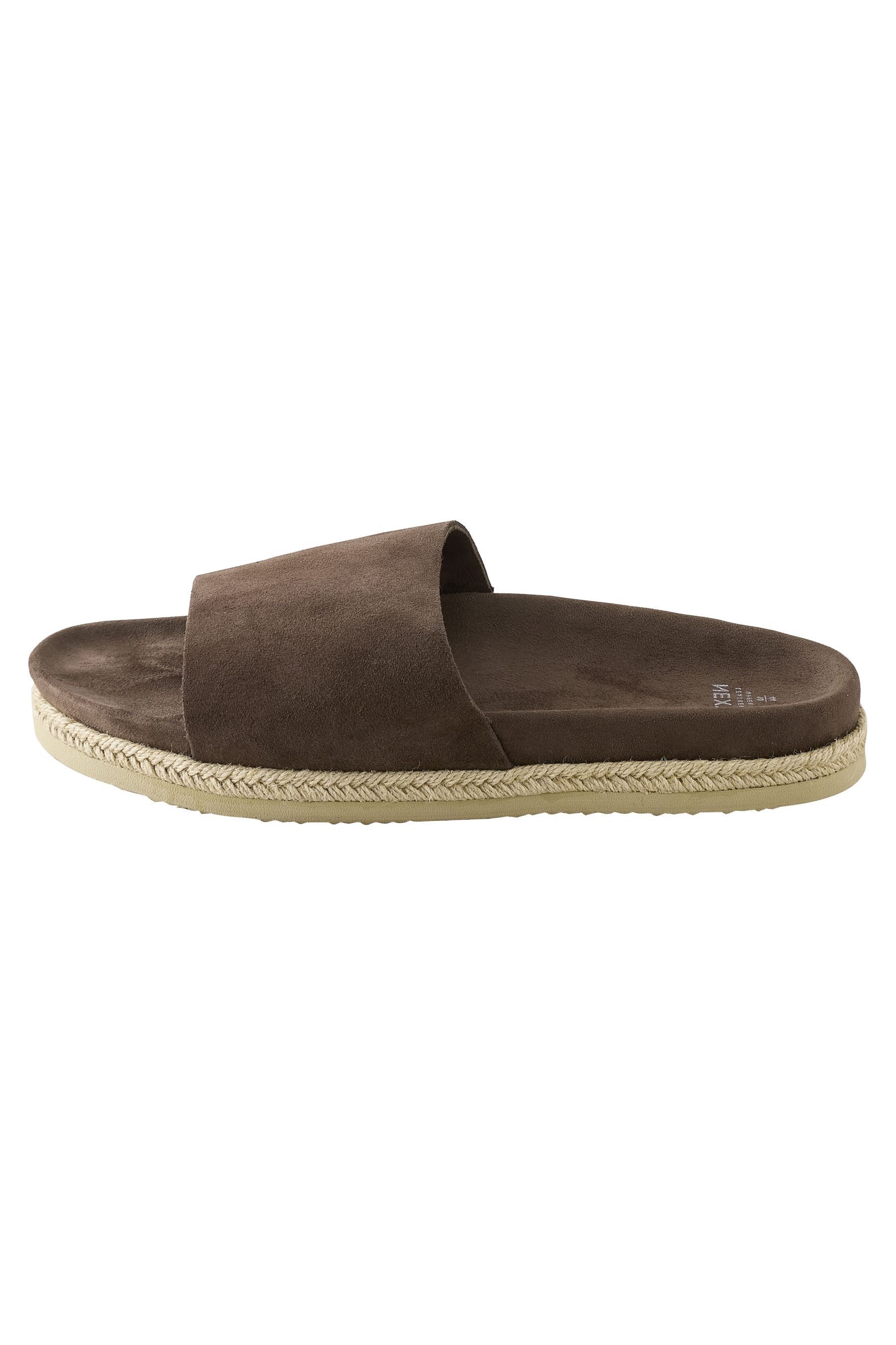 Next Edle Pantoletten aus Veloursleder Badepantolette