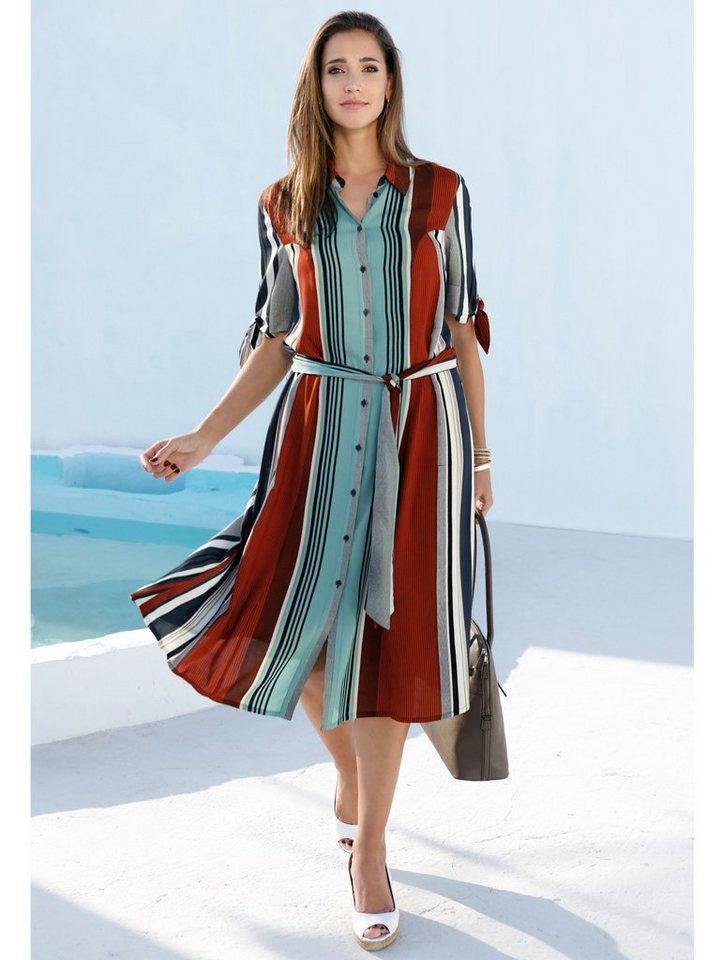 MIAMODA Kleid mit Streifendruck online kaufen | OTTO