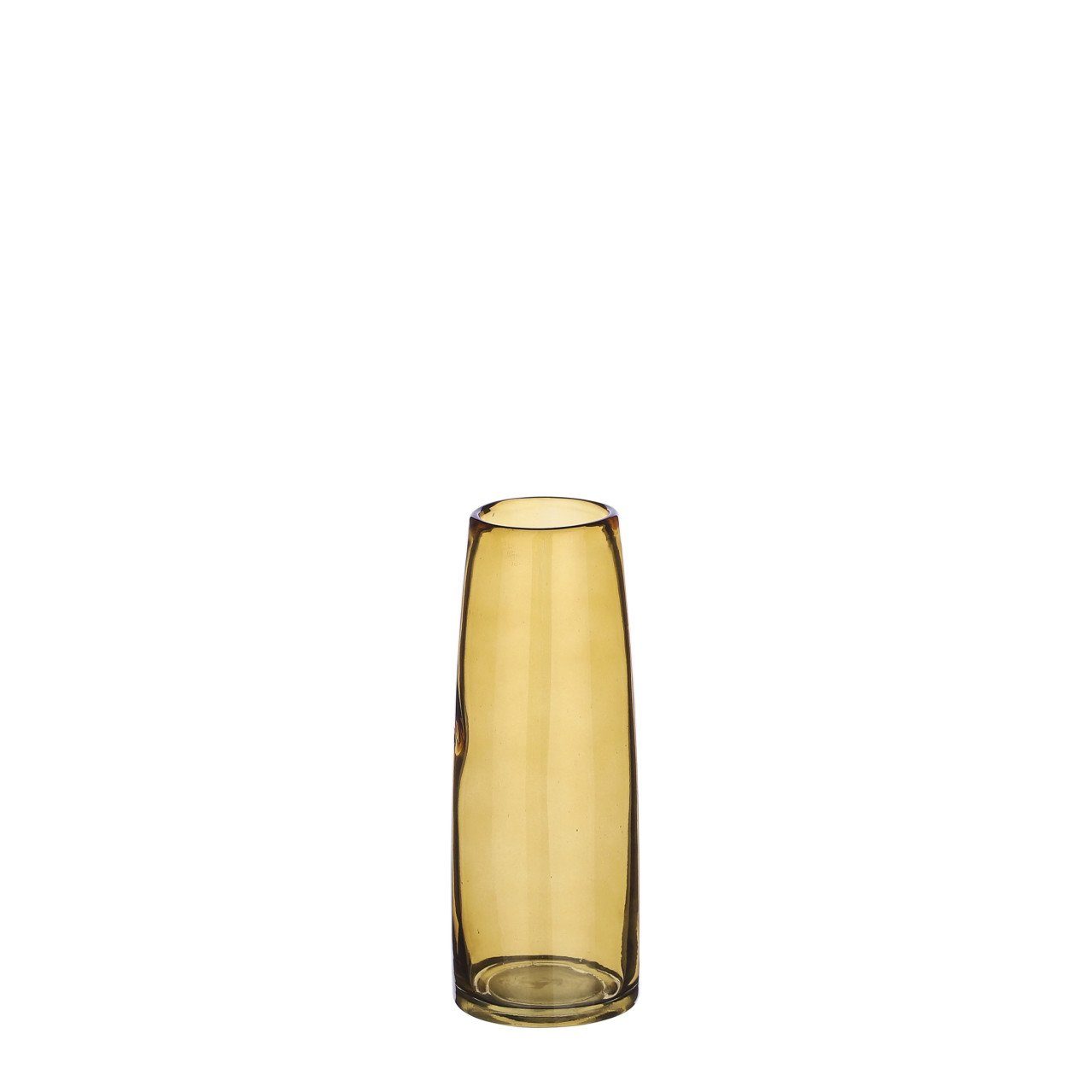 Dekovase Mica Vase Xandra gelb, 23,5 x 7 cm