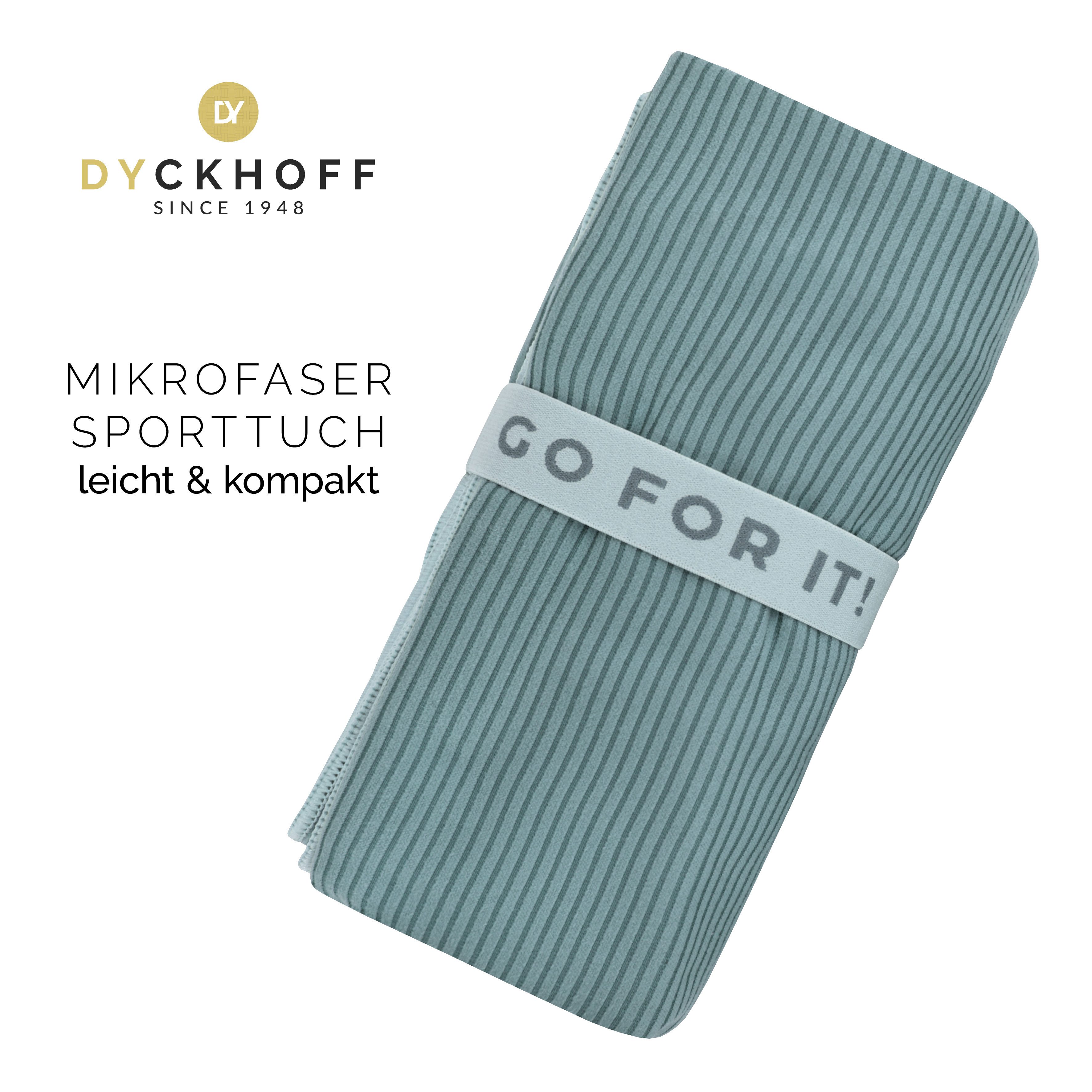 Dyckhoff Handtuch Mikrofaser Sporttuch Struktur, Microfaser (1-St), Mit Überstülpkapuze, Schnelltrocknend, Leicht, Reißverschlusstasche – Bild 2 von 5